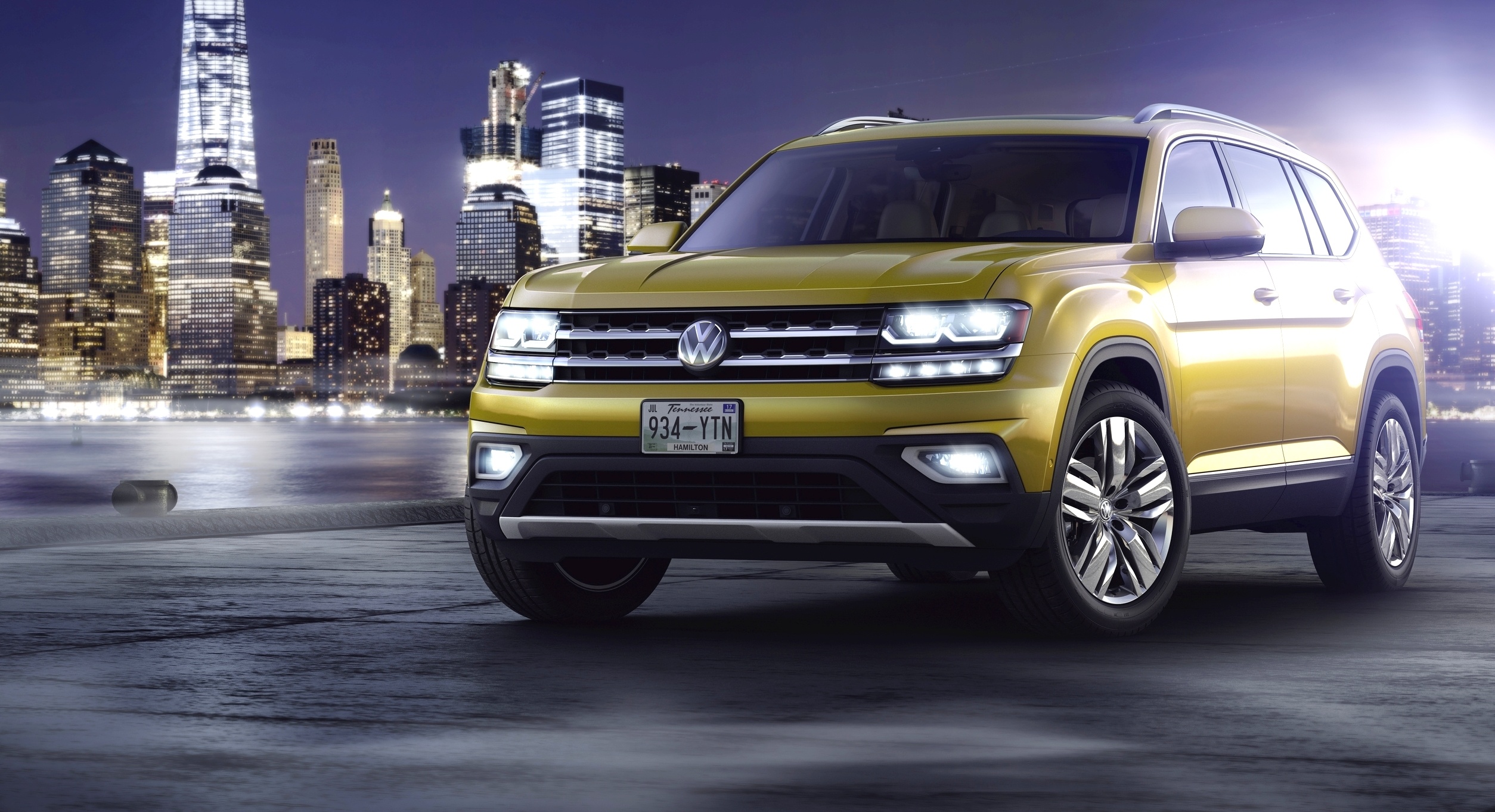 Volkswagen Atlas, New SUV, Seven-seater, Car pixel, 2510x1370 HD Desktop