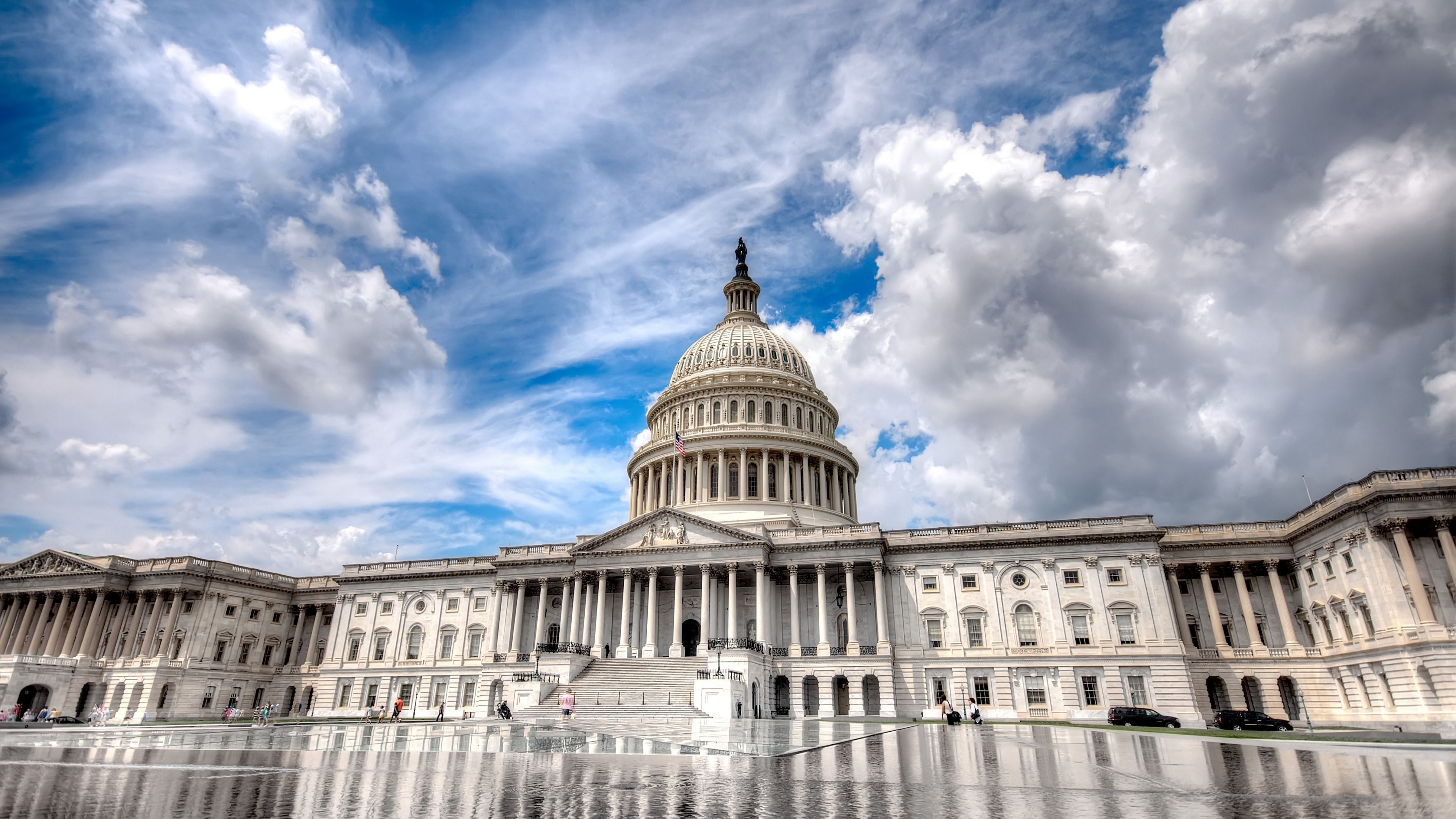 Capitol Hill, Washington, USA tourism, Architecture, 3840x2160 4K Desktop