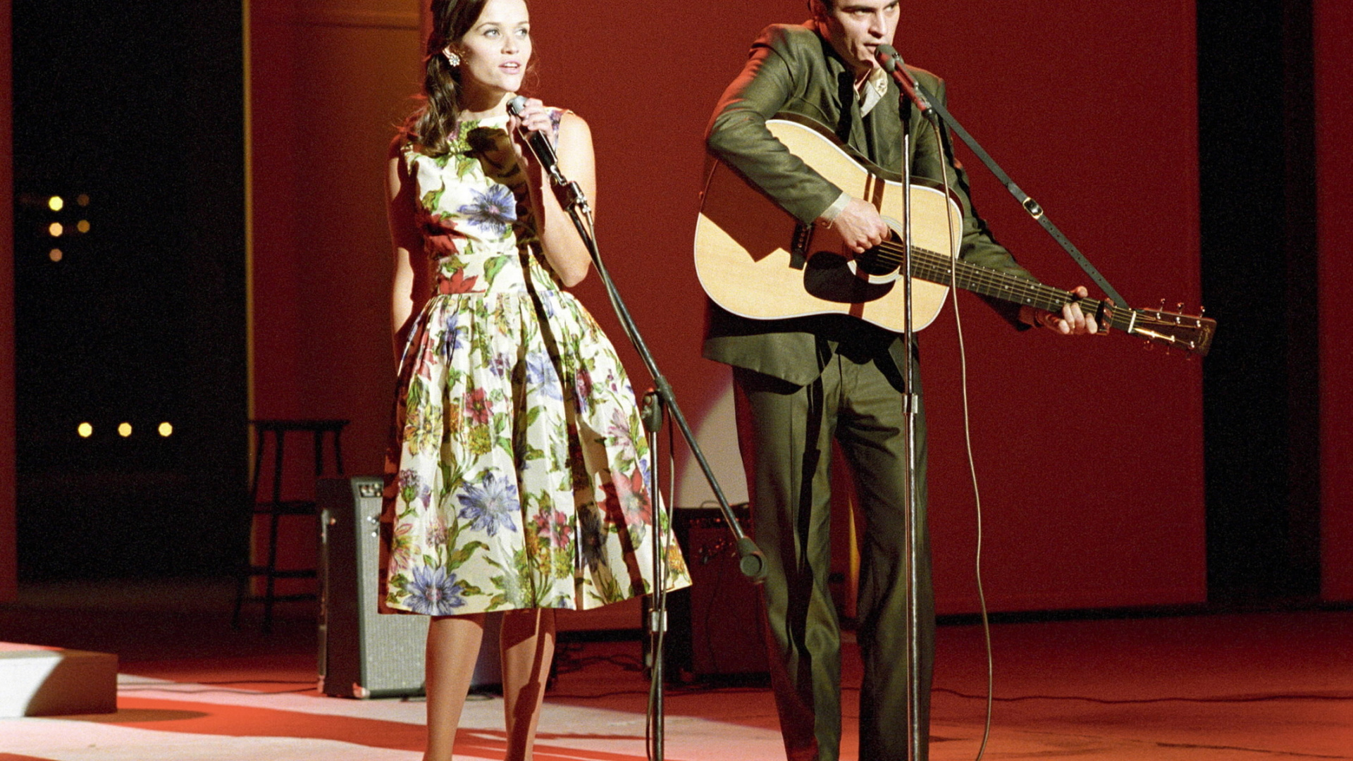 Walk The Line, Johnny Cash and June Carter, Movie stills, Emotional journey, 1920x1080 Full HD Desktop