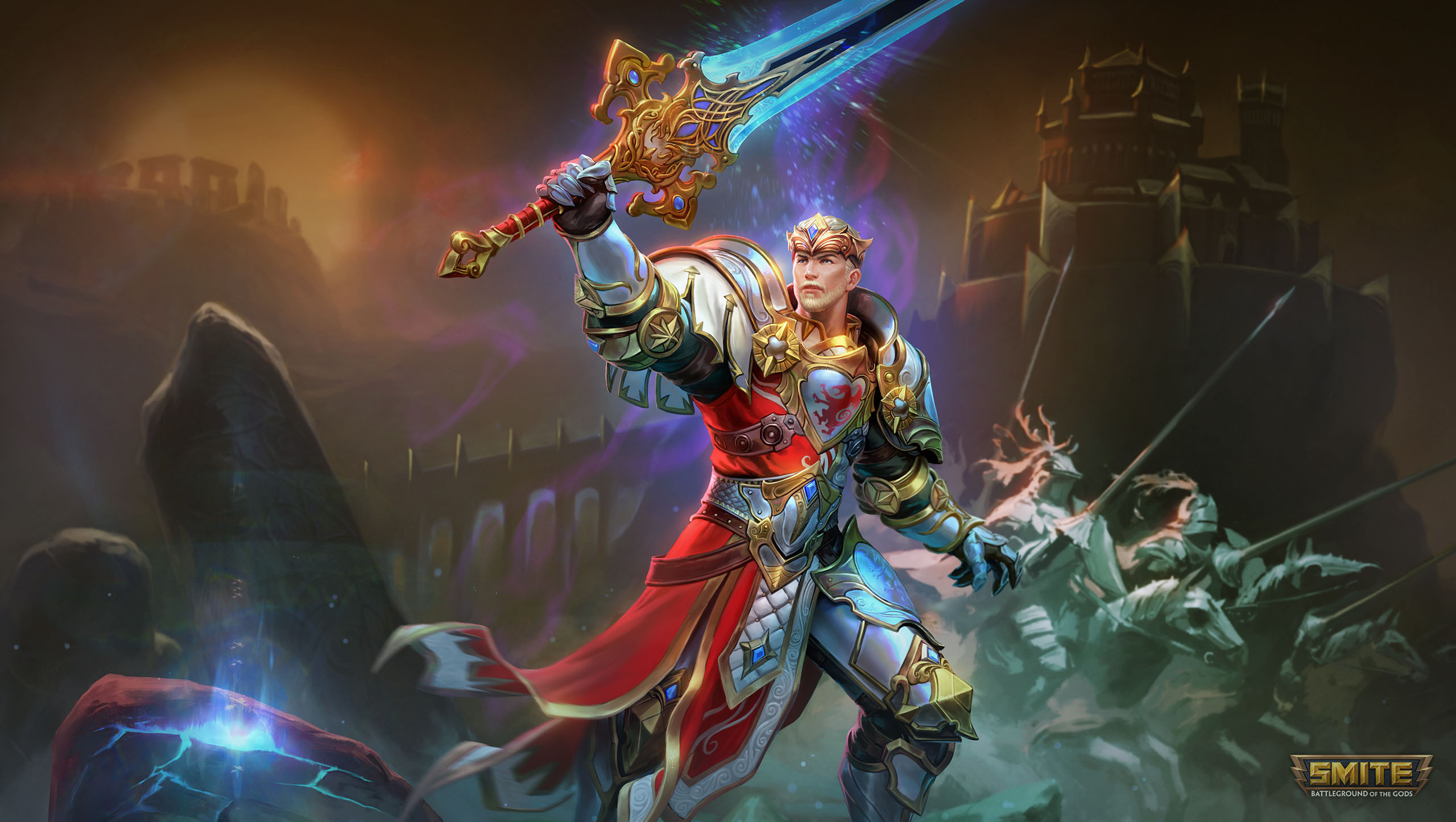 King Arthur, Smite, Other, 2560x1450 HD Desktop