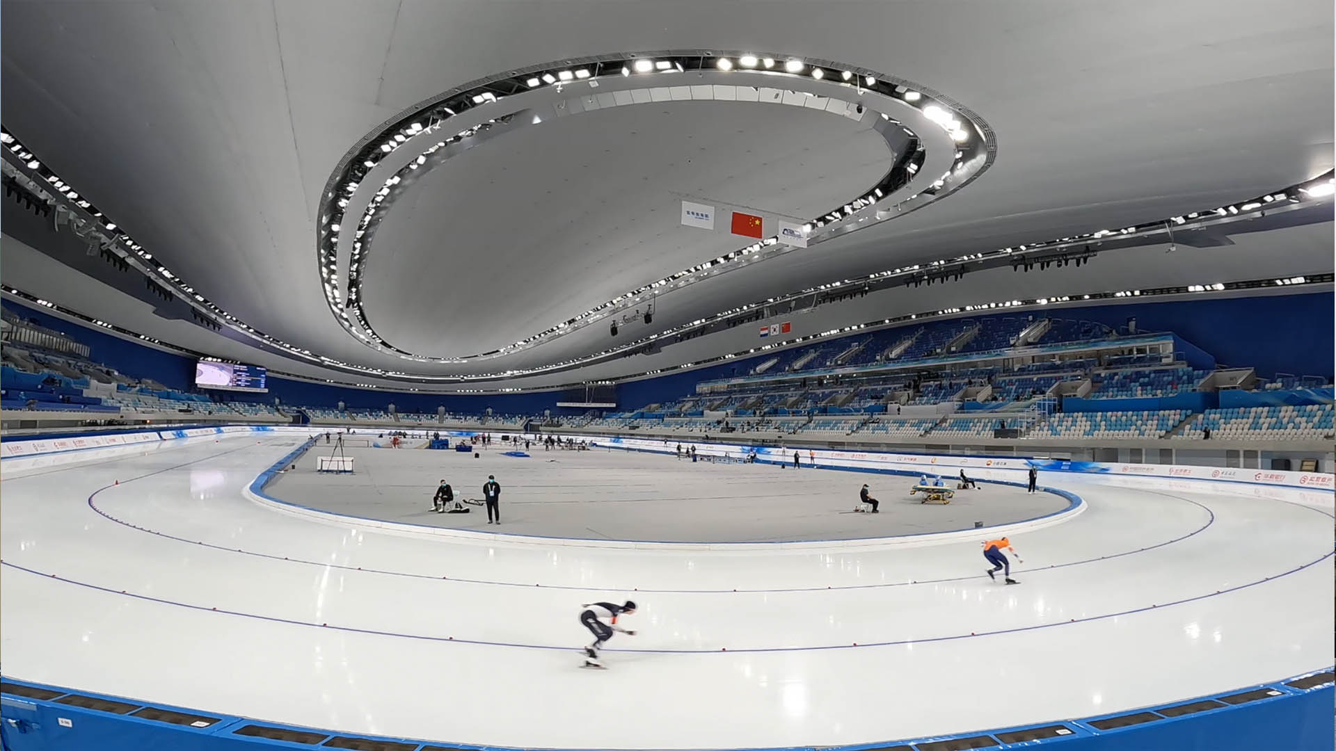 Beijing National Speed Skating Oval, Speed Skating Wallpaper, 1920x1080 Full HD Desktop