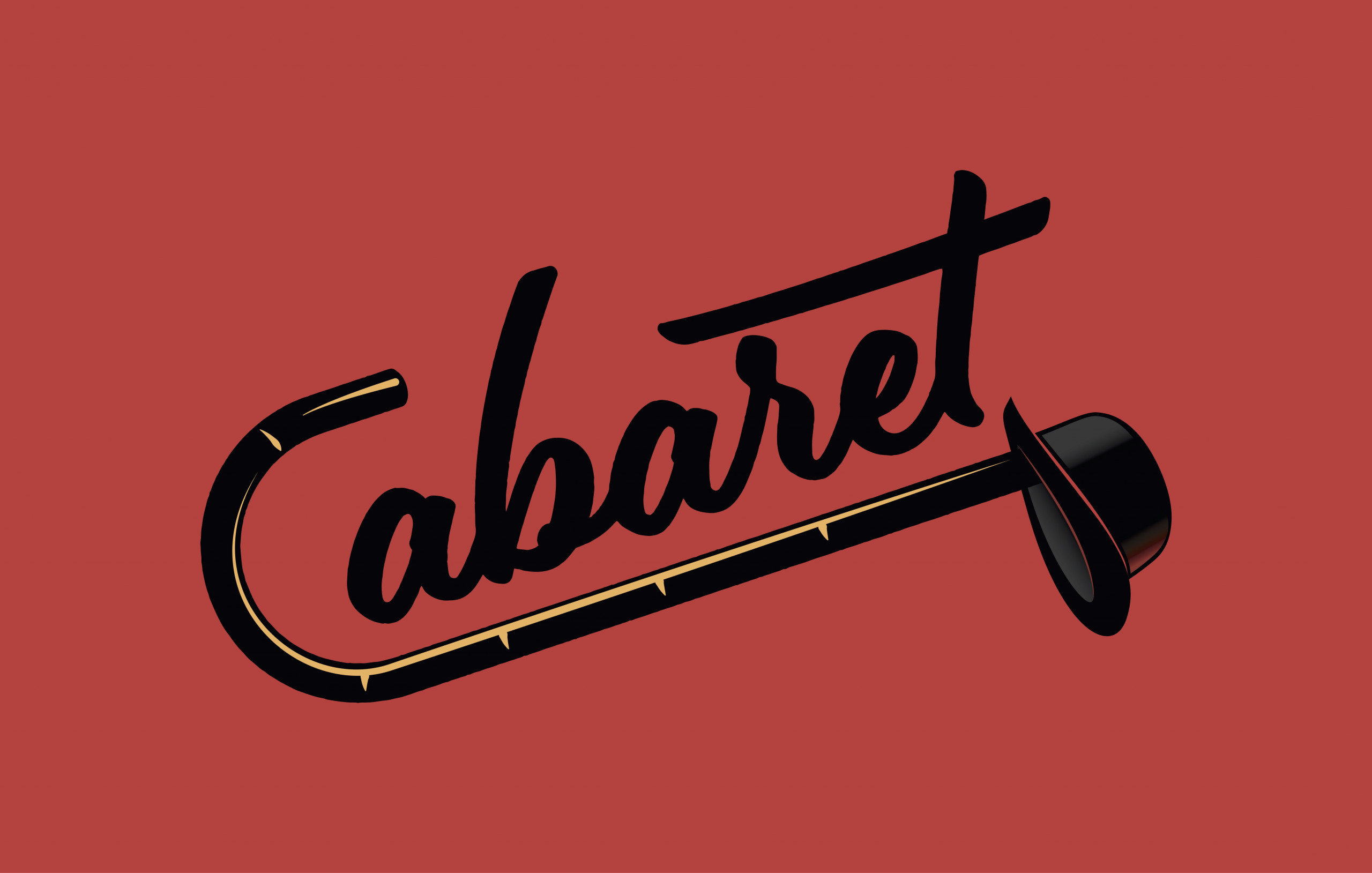 Cabaret logo, North Texas Performing Arts, Performing arts center, Creative design, 2560x1630 HD Desktop