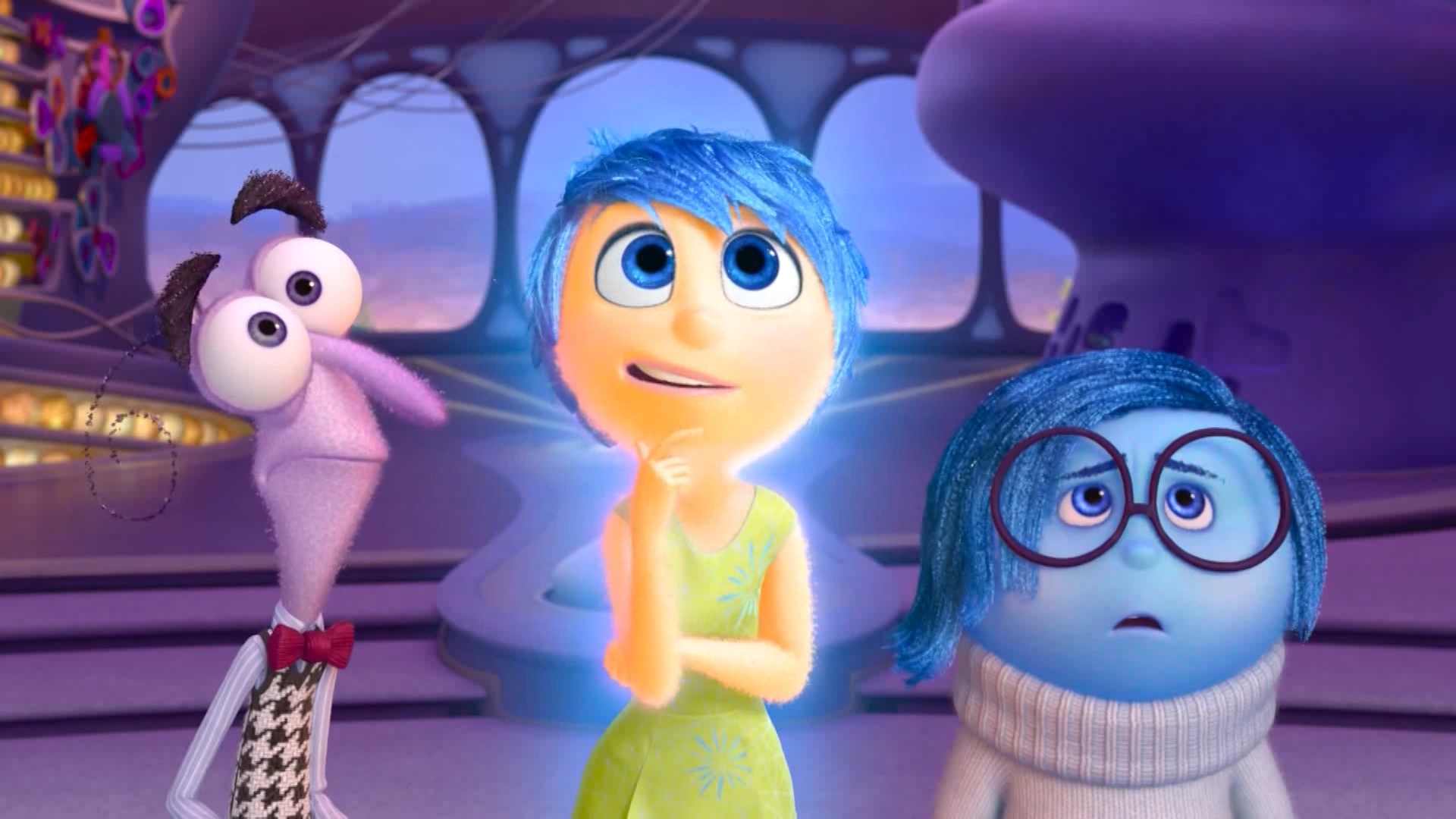 Fear and Sadness, Joy (Inside Out) Wallpaper, 1920x1080 Full HD Desktop