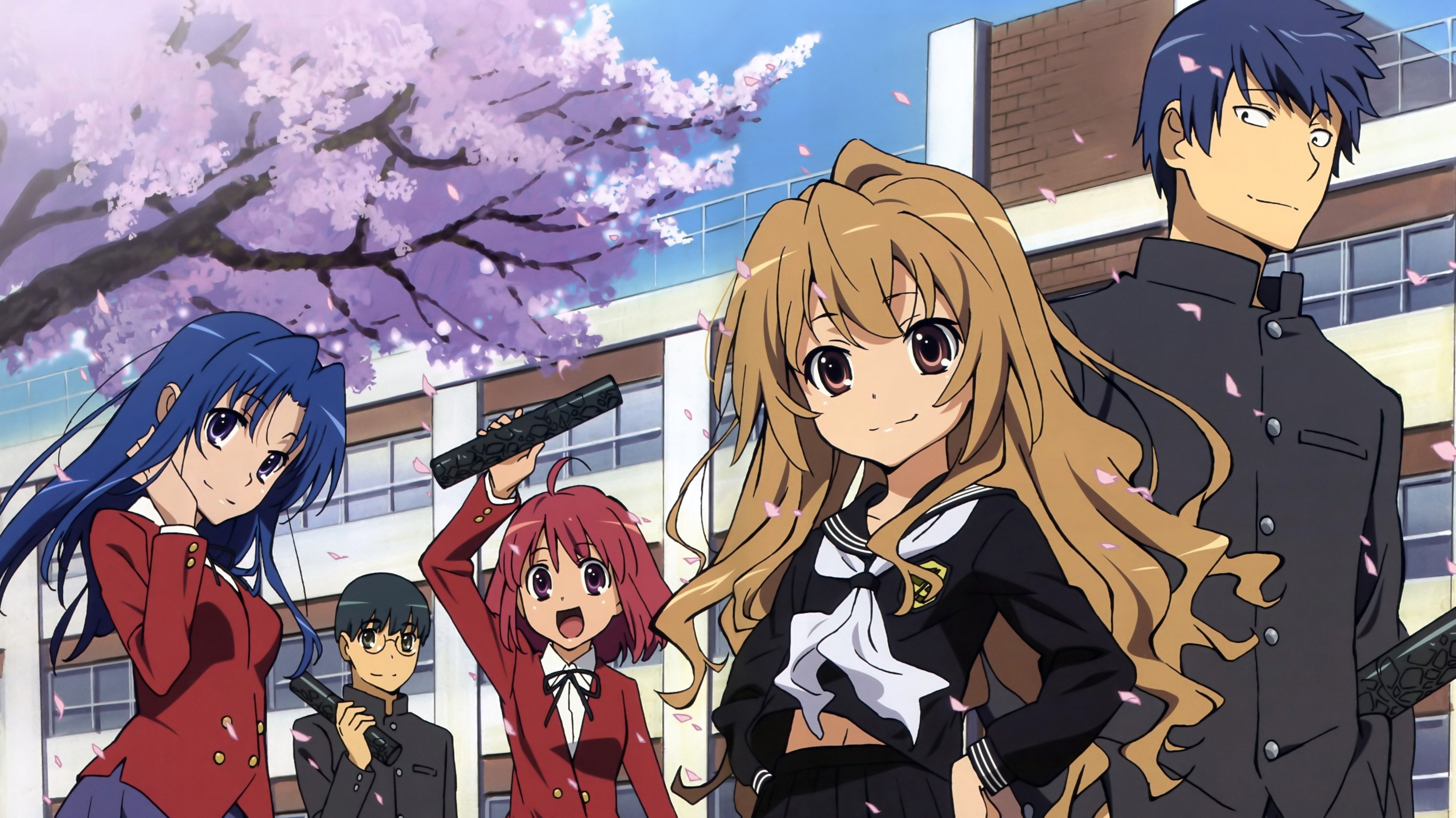 Toradora! Anime, Watch TV series, Online streaming, 3840x2160 4K Desktop