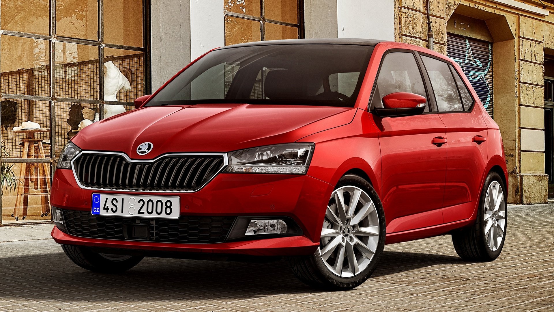 2018 Model, Skoda Fabia Wallpaper, 1920x1080 Full HD Desktop