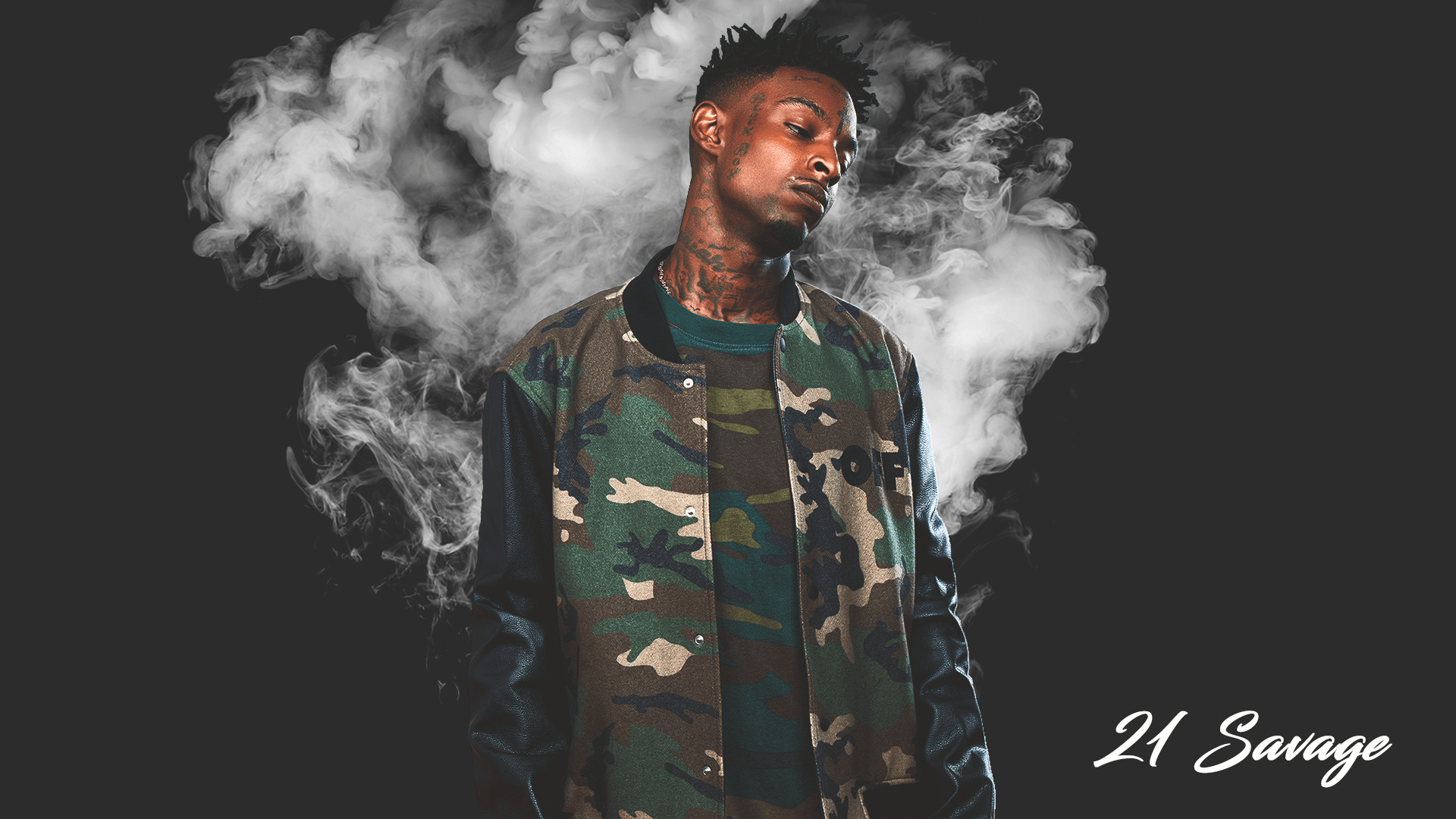 21 Savage, Desktop wallpapers, Stylish backgrounds, Artist's aesthetic, 1920x1080 Full HD Desktop