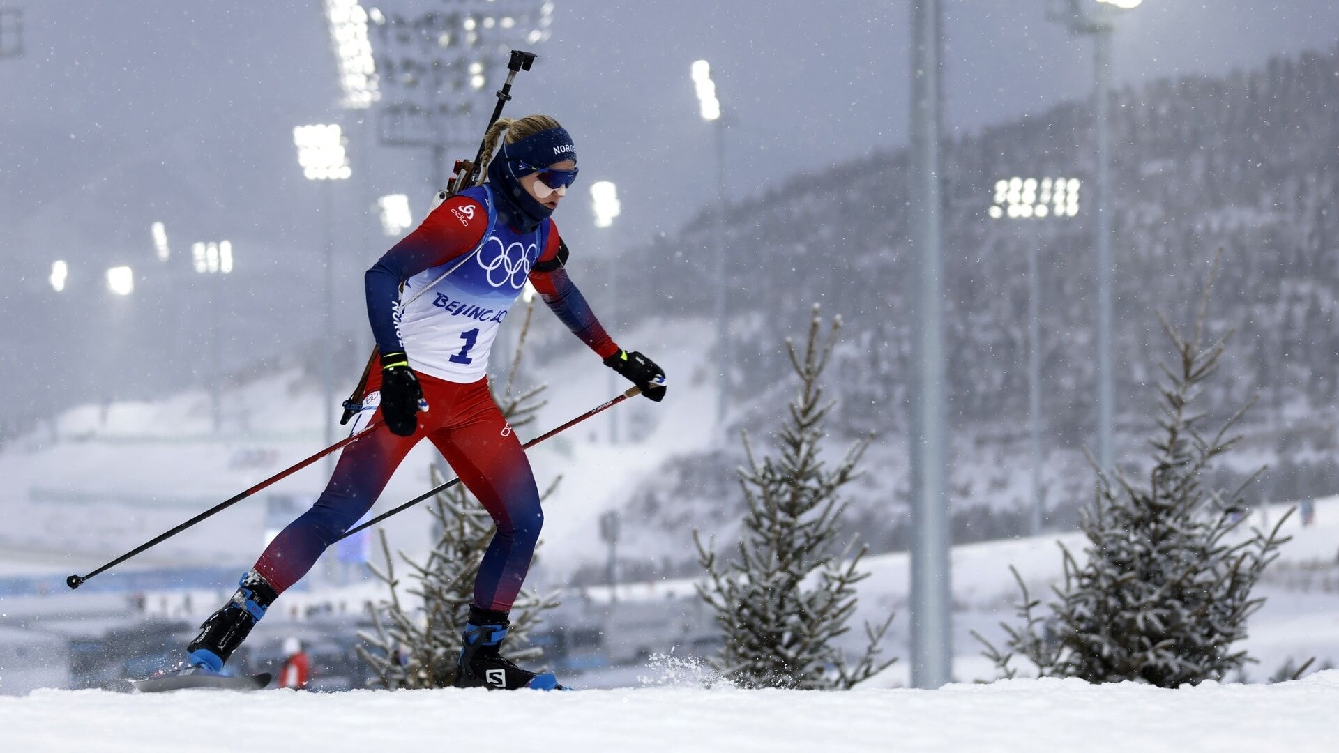 Marte Olsbu Roiseland, Biathlon medal streak, Olympics, 1920x1080 Full HD Desktop