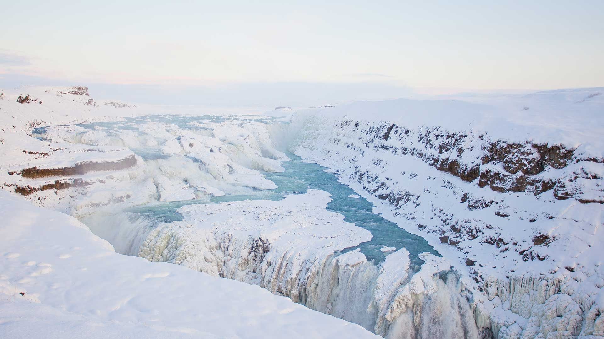 Gullfoss Waterfall, Self drive tour, Road trip music, Discover Iceland, 1920x1080 Full HD Desktop