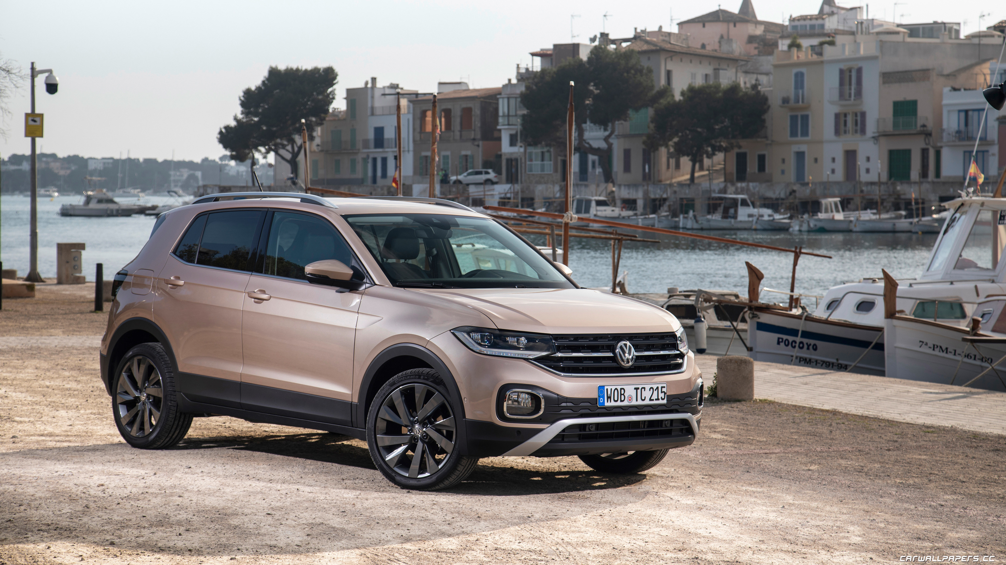 Volkswagen T-Cross, 2019 model, High-quality wallpapers, 3840x2160 4K Desktop