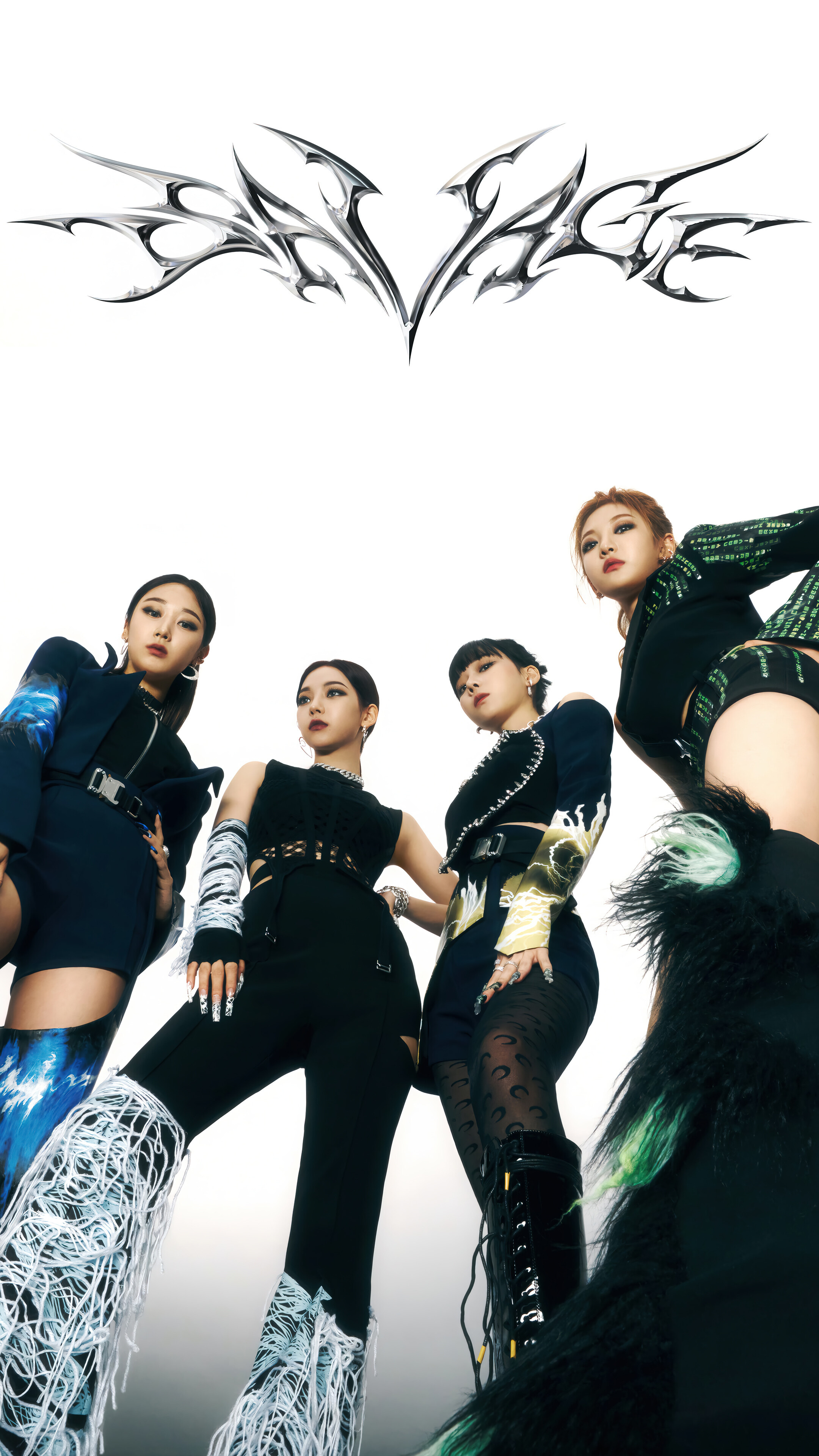 Aespa, K-pop group, Savage phone wallpaper, 2160x3840 4K Phone