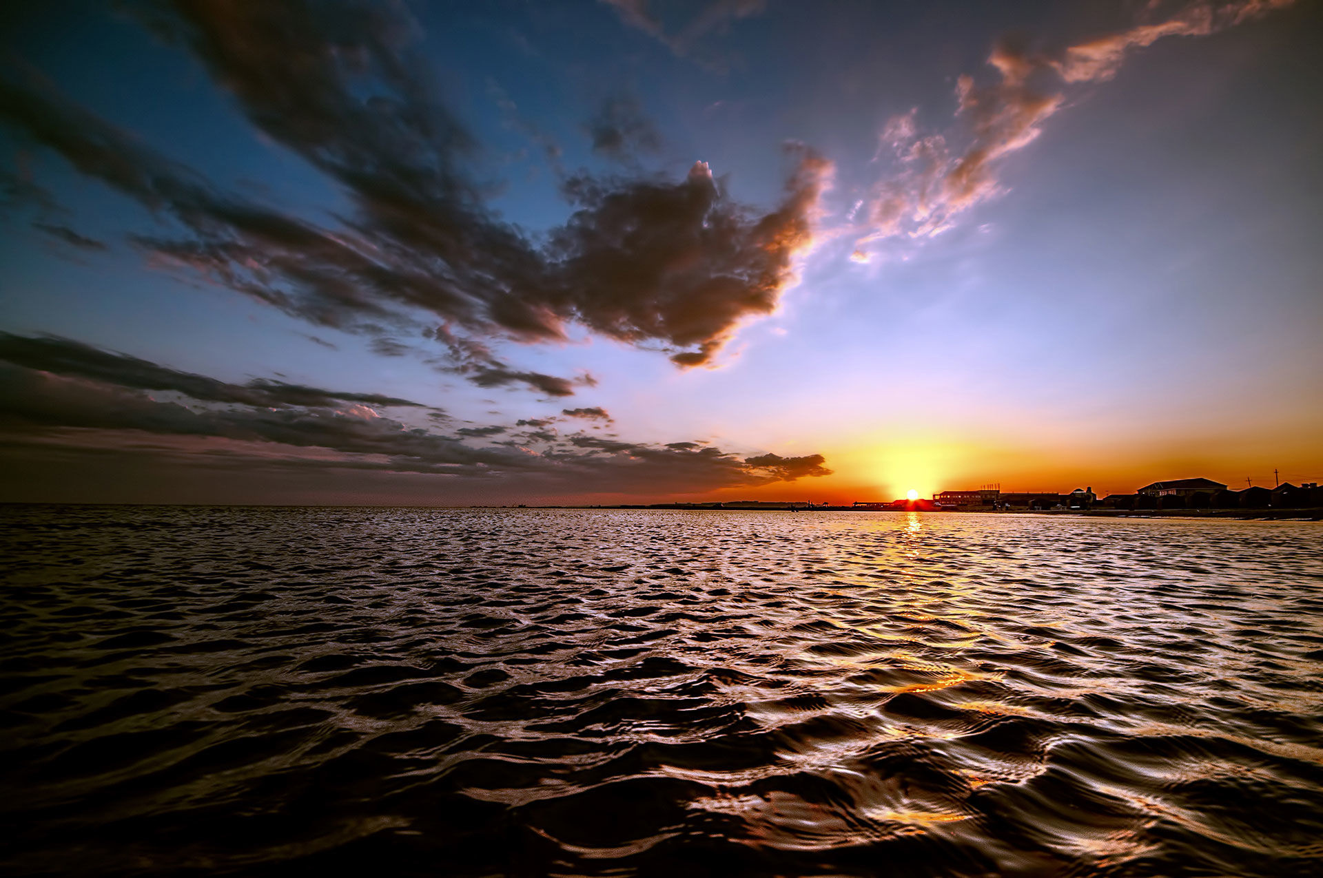 Caspian Sea beauty, Beach paradise, Azerbaijan travel, Coastal wonders, 1920x1280 HD Desktop