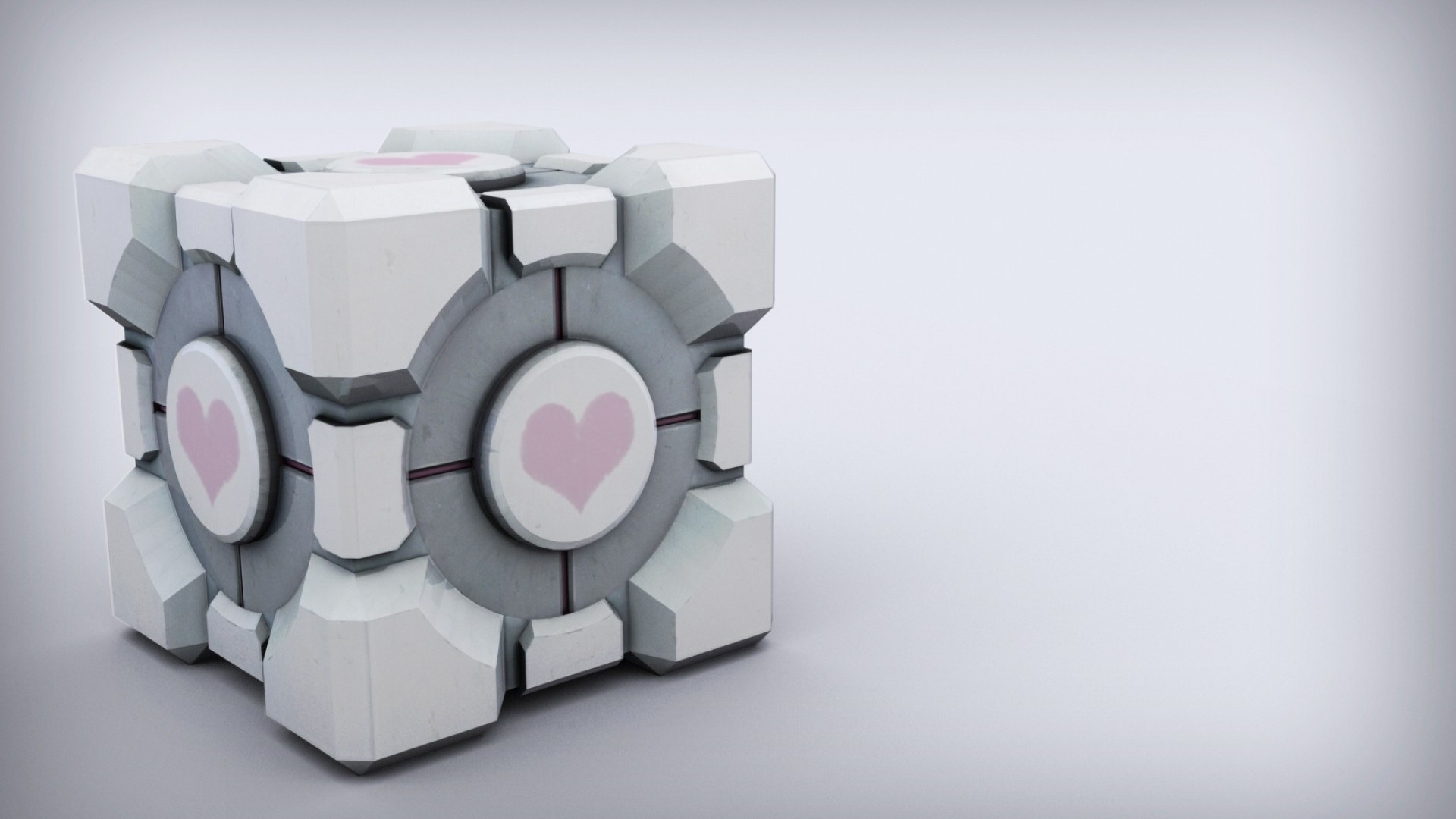 Companion Cube, Gaming icon, Puzzle-solving, Emotional attachment, Nostalgia, 1920x1080 Full HD Desktop