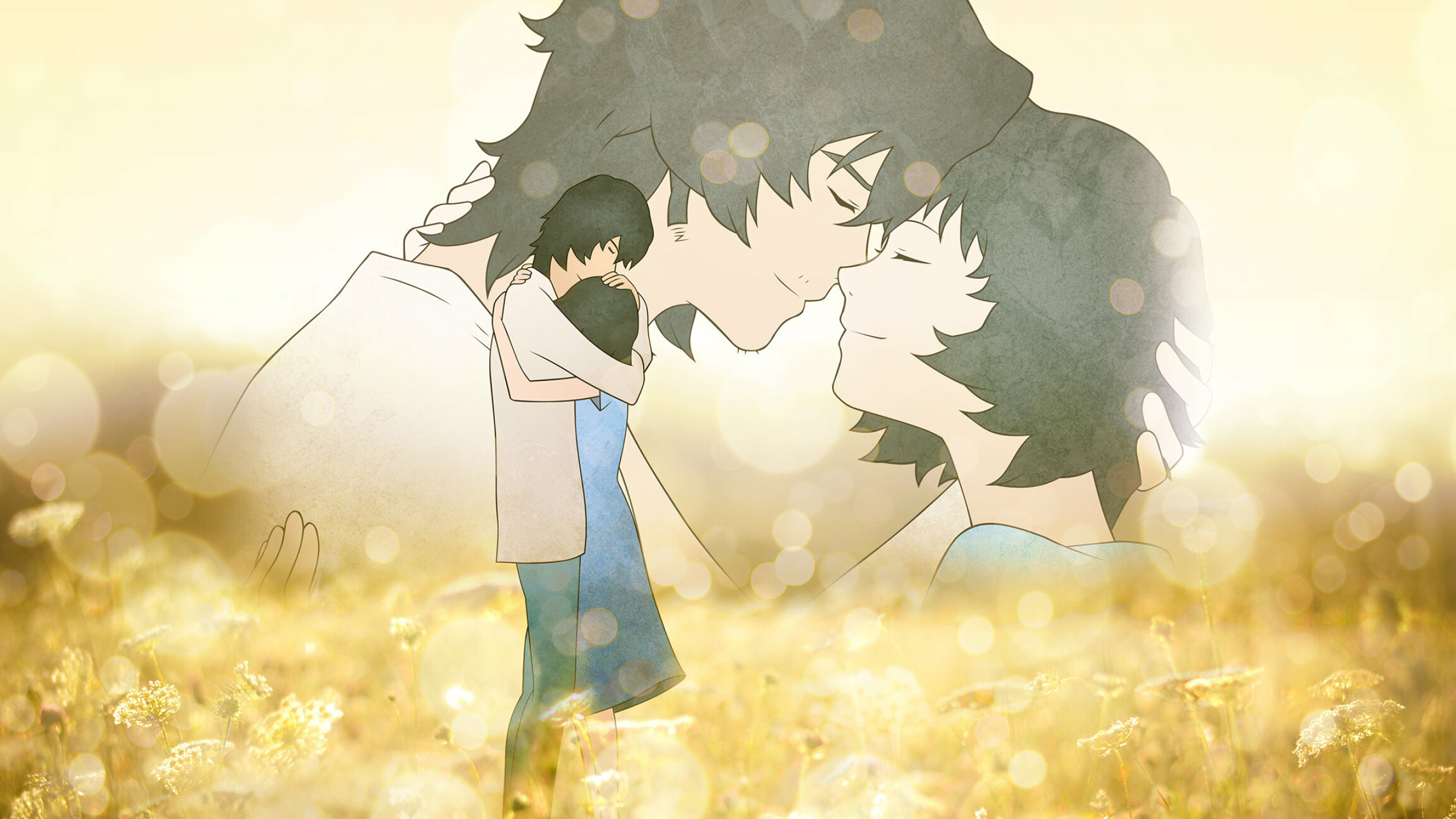 Wolf Children, Desktop backgrounds, Anime beauty, Emotional journey, 2560x1440 HD Desktop