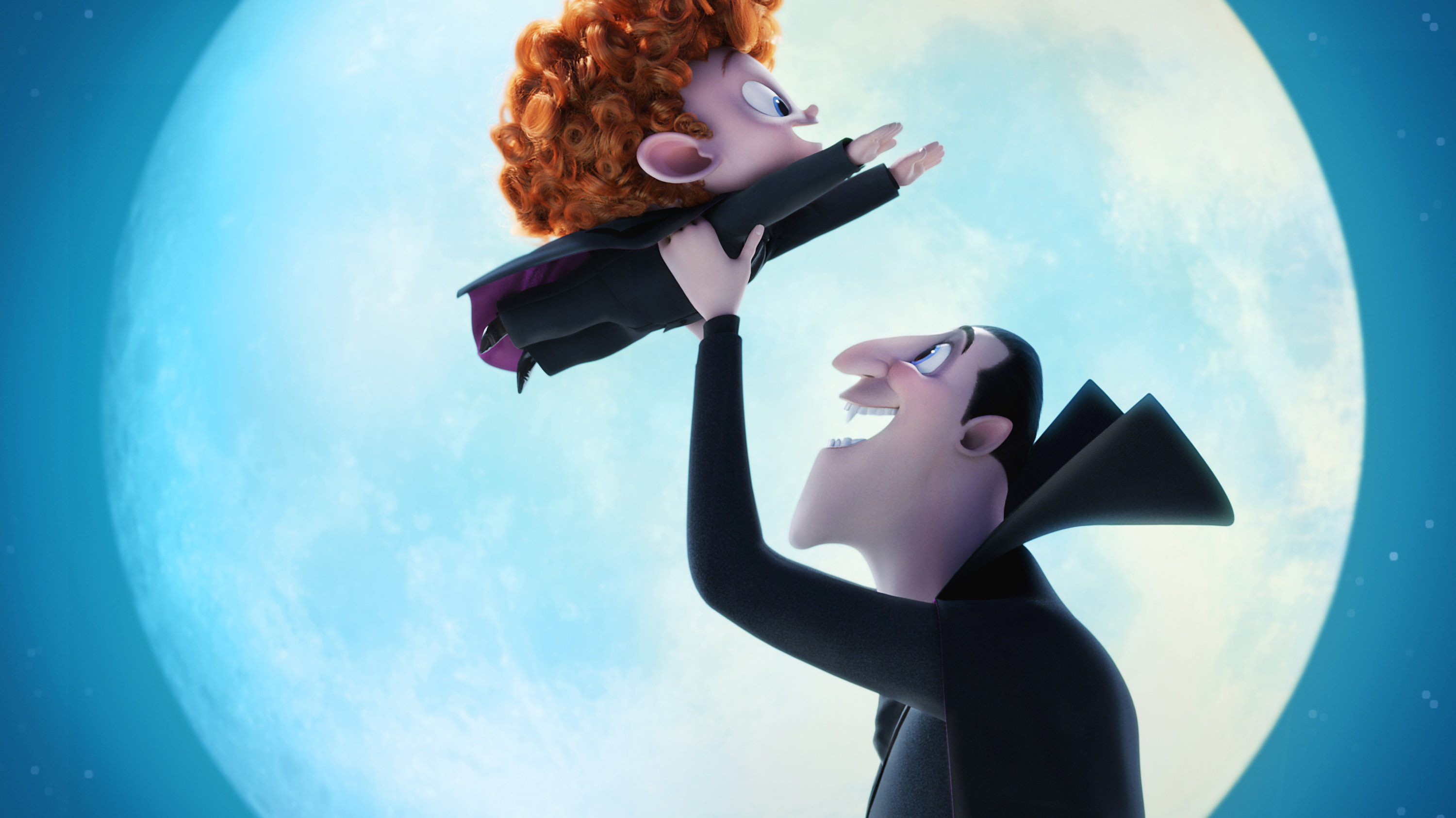 Drac and Dennis, Hotel Transylvania Wallpaper, 3000x1690 HD Desktop