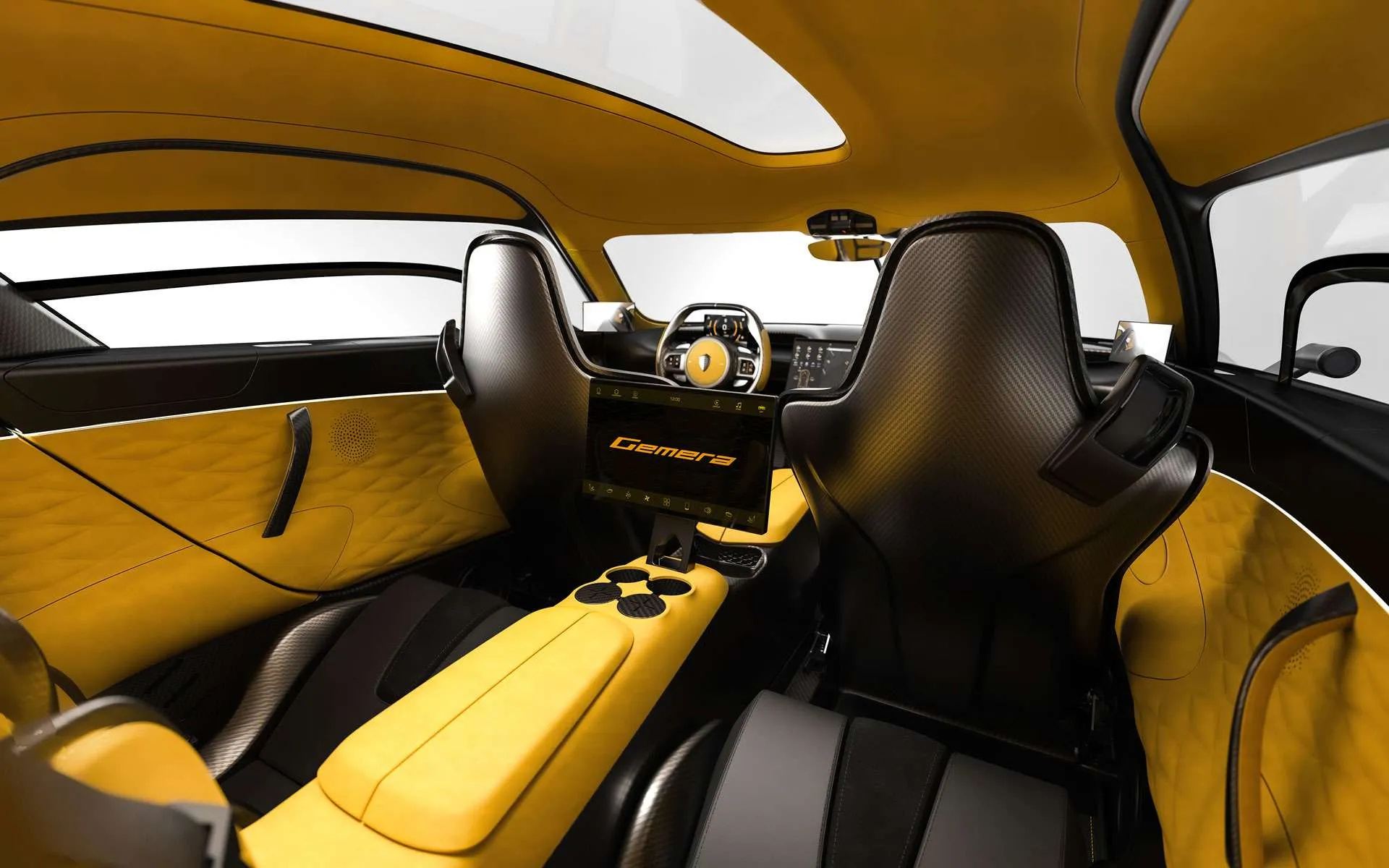 Inside a Car, Koenigsegg Gemera Wallpaper, 1920x1200 HD Desktop