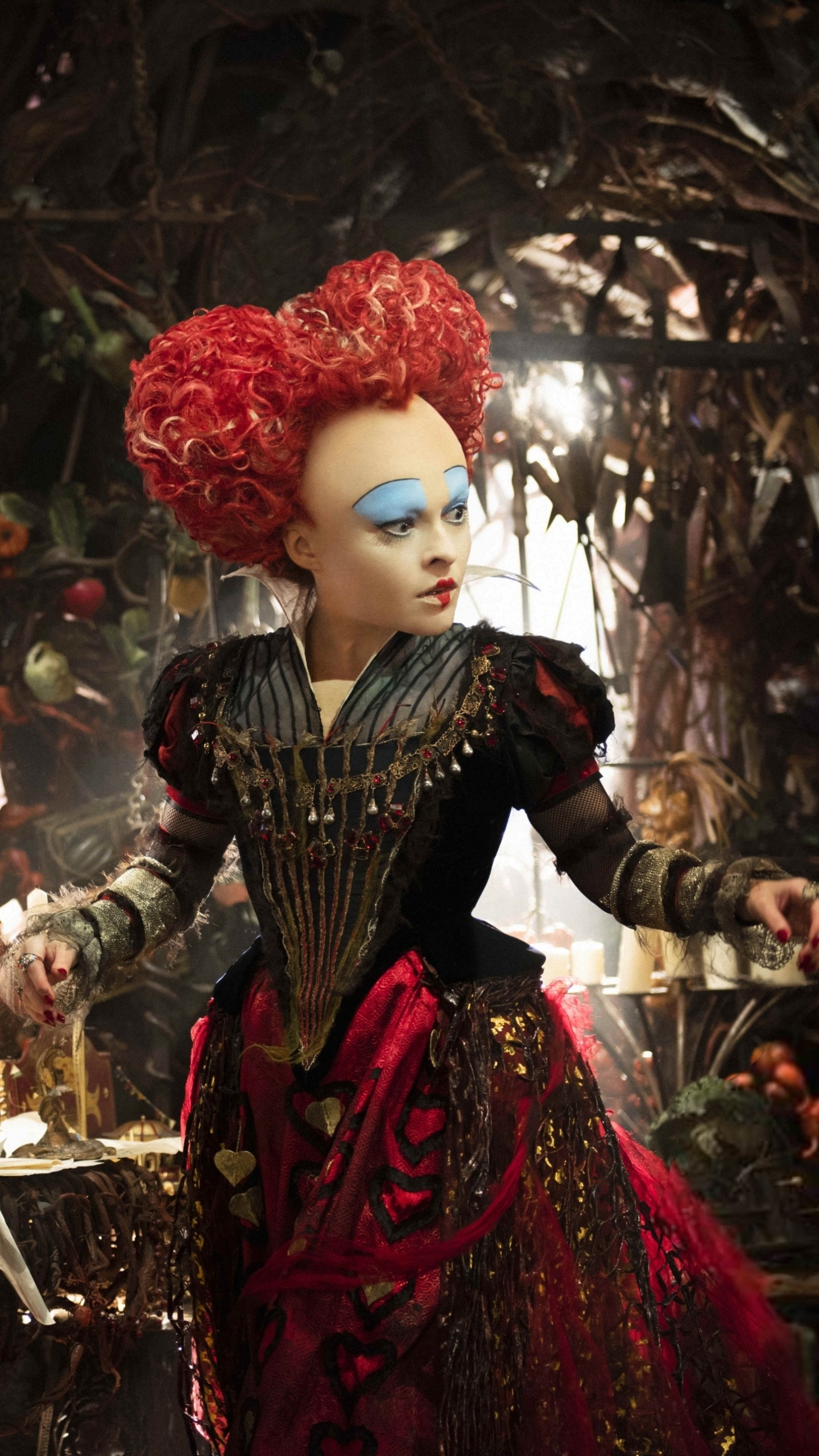 Alice, Looking Glass, Helena Bonham Carter, Movies, 1440x2560 HD Phone