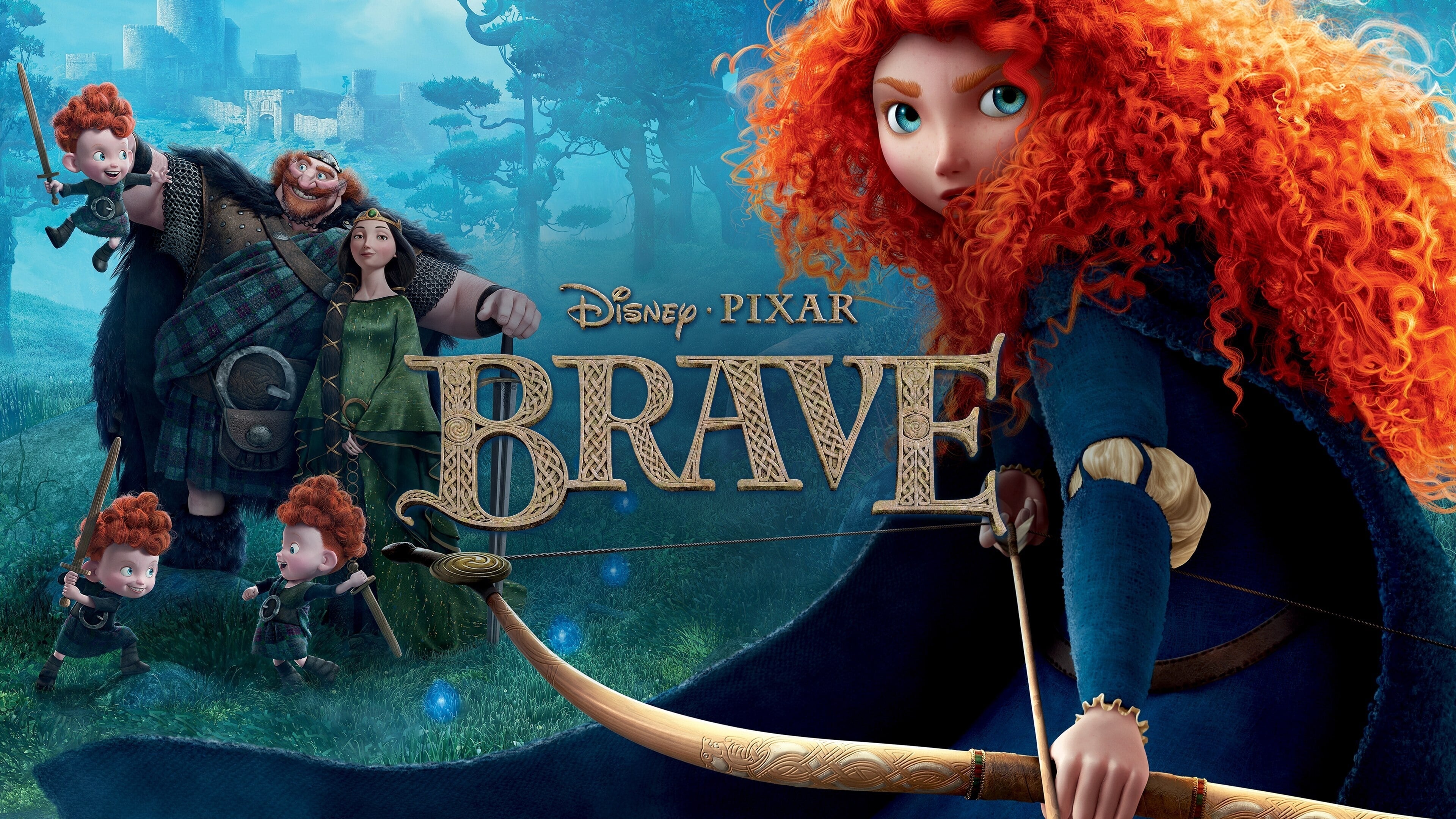 Poster, Princess Merida (Brave) Wallpaper, 3840x2160 4K Desktop