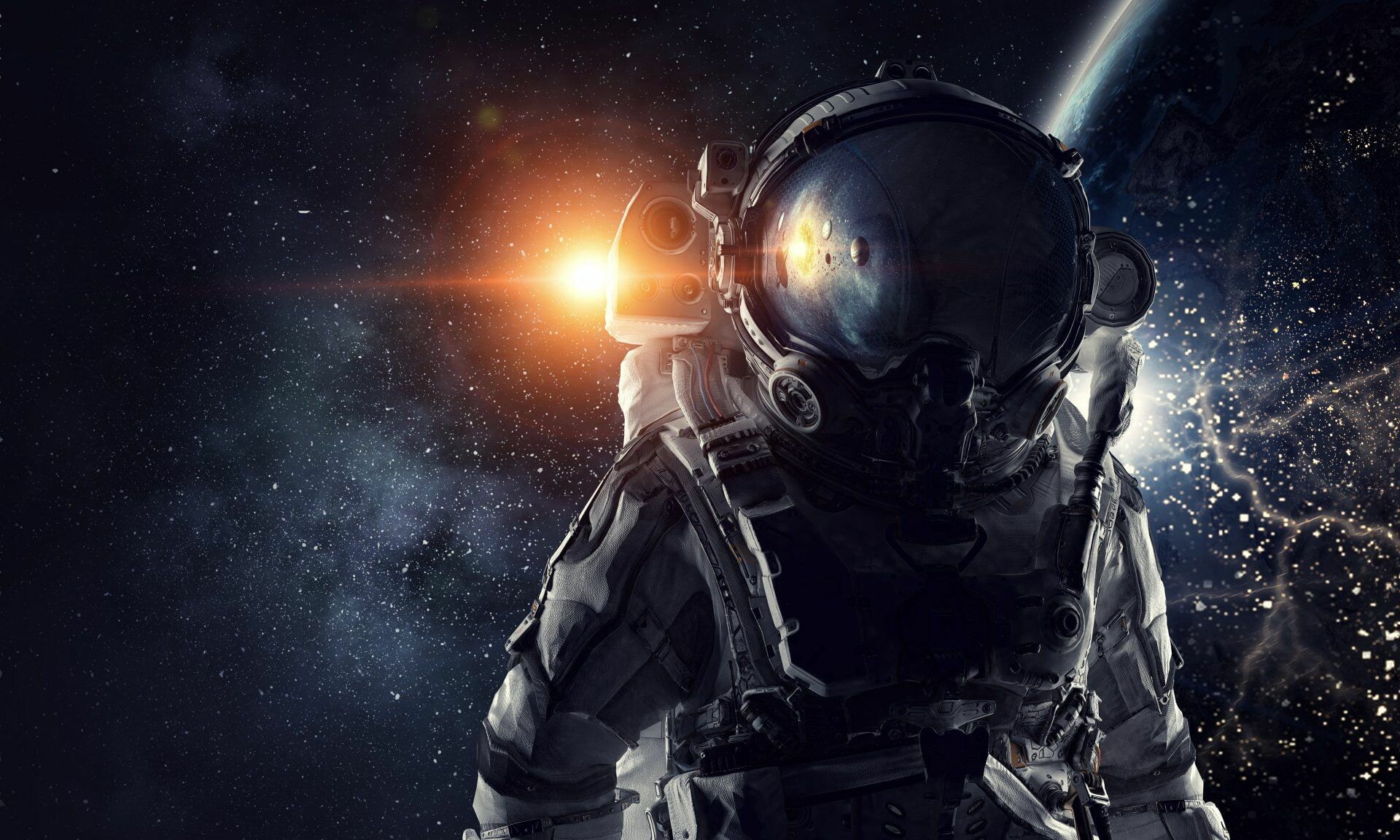 Sci-fi astronaut, 1080p wallpaper, HD quality, Desktop experience, 1920x1160 HD Desktop