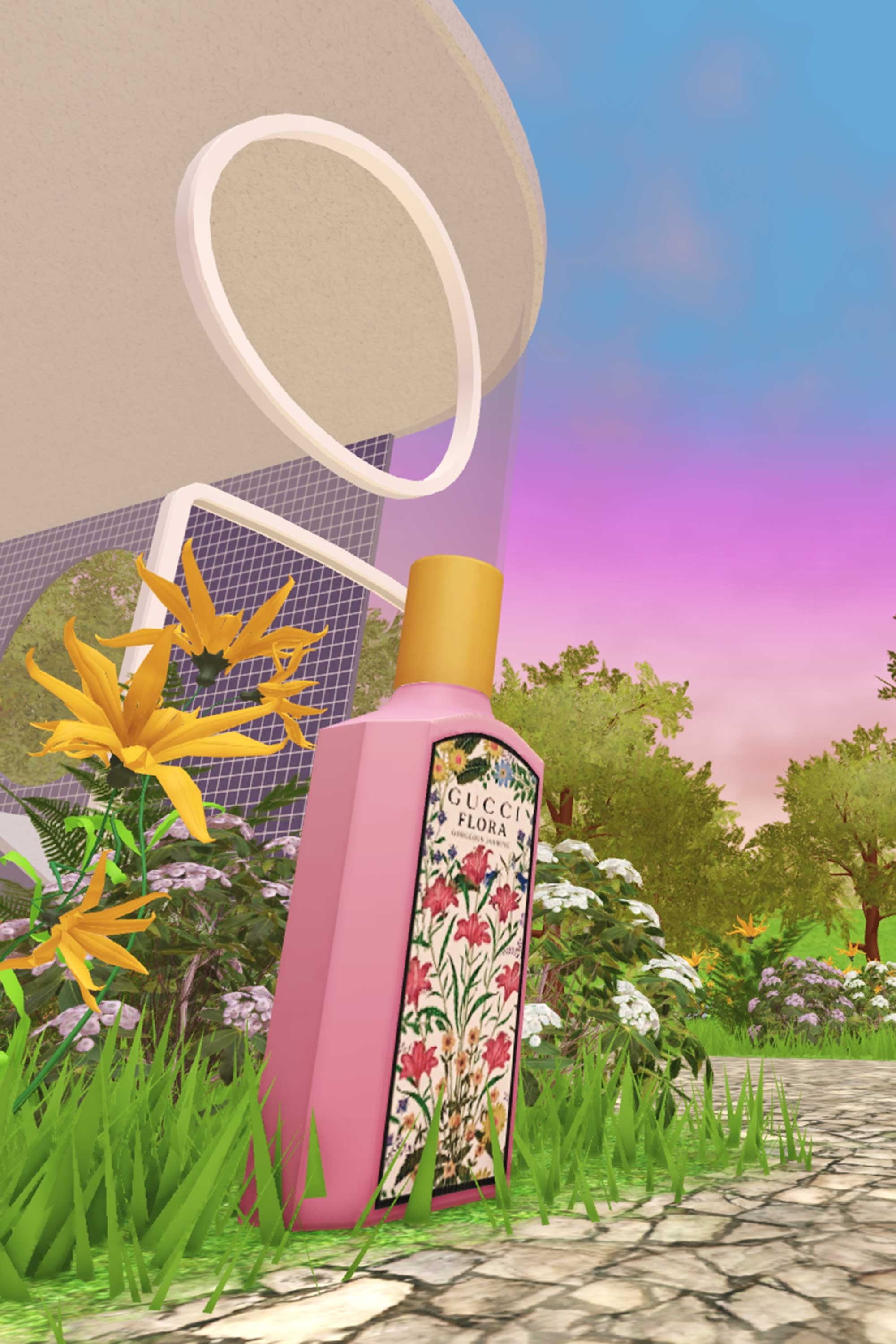 Flora Gardenia Bottle, Gucci Town (Roblox) Wallpaper, 2000x3000 HD Phone