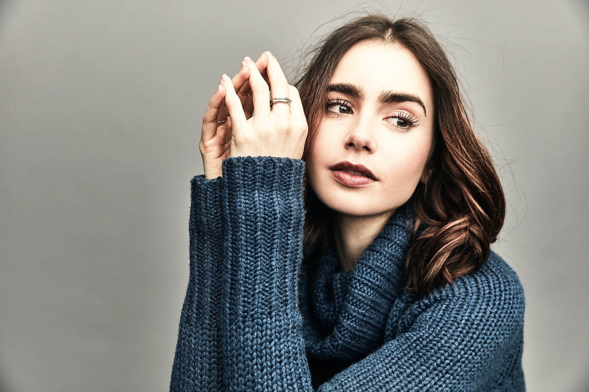 Lily Collins HD wallpaper, Stunning background, Mesmerizing image, Celebrity grace, 2050x1370 HD Desktop