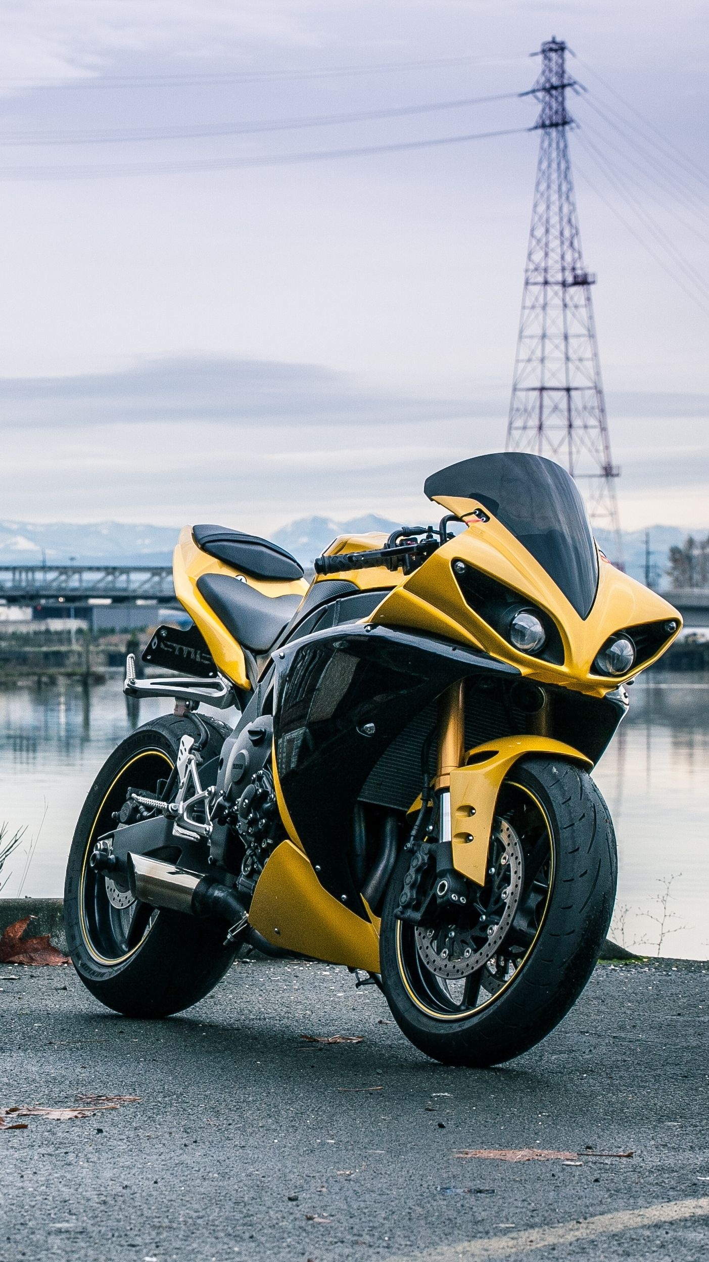 Yamaha YZF-R1, High-quality iPhone wallpapers, Ultimate biking experience, 1410x2500 HD Phone