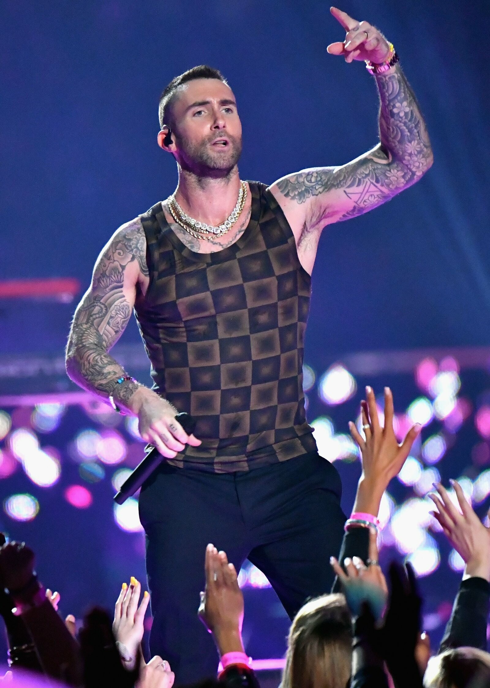 Super Bowl 2019, Adam Levine Wallpaper, 1600x2250 HD Phone