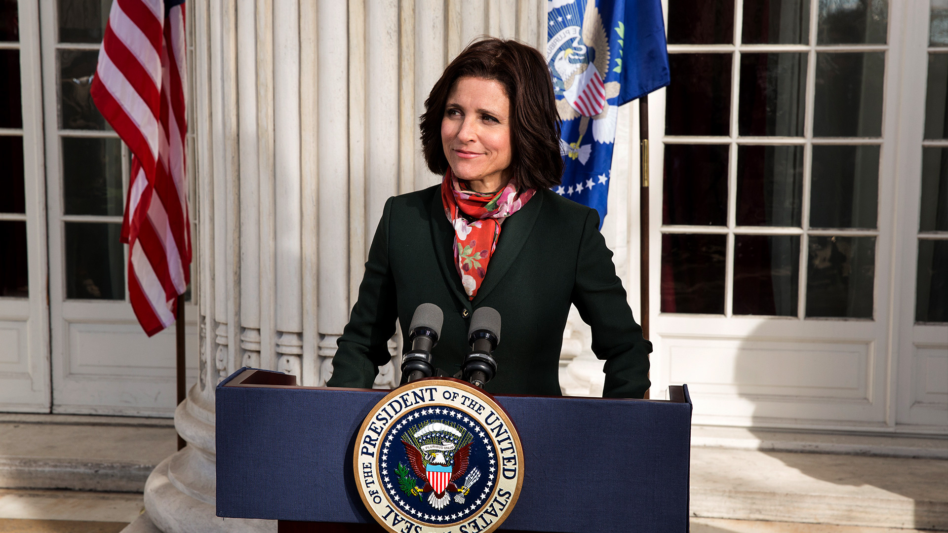 Veep says goodbye, Political humor, Julia Louis-Dreyfus, Memorable moments, 1920x1080 Full HD Desktop