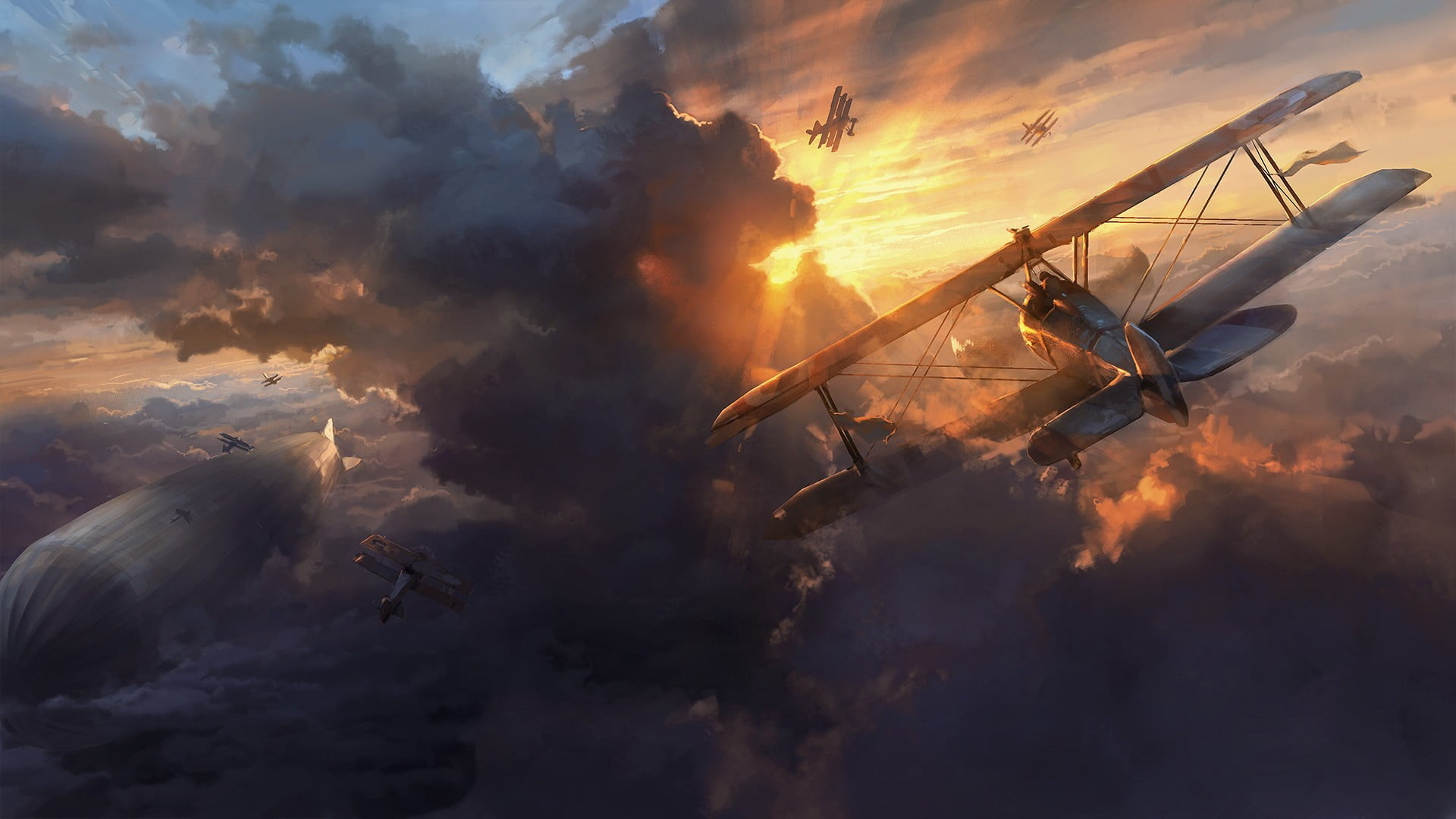 Biplane, Video Games, Battlefield 1, HD Wallpaper, 1920x1080 Full HD Desktop