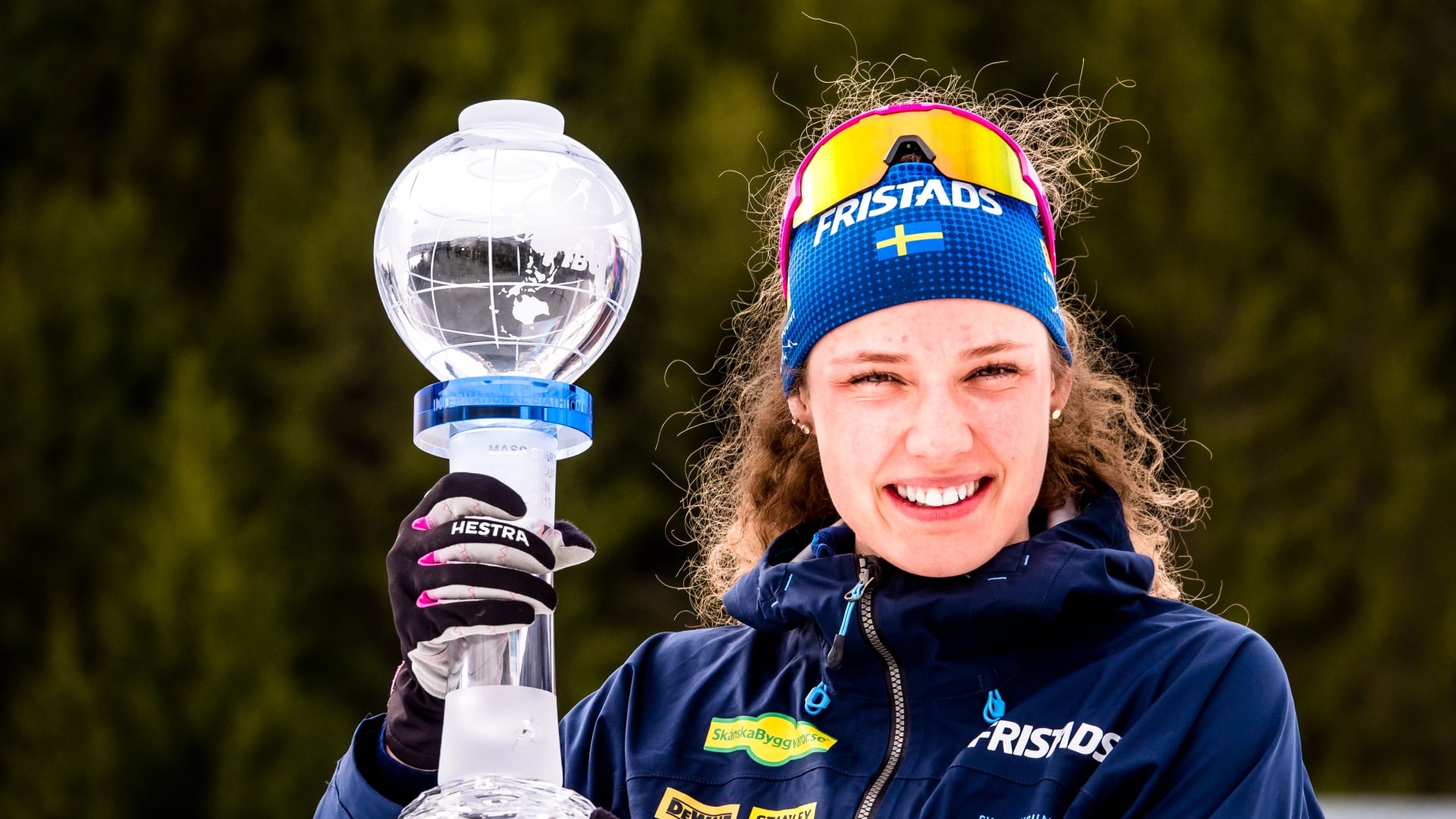 Crystal Globe trophy, Hanna Oberg Wallpaper, 1920x1080 Full HD Desktop