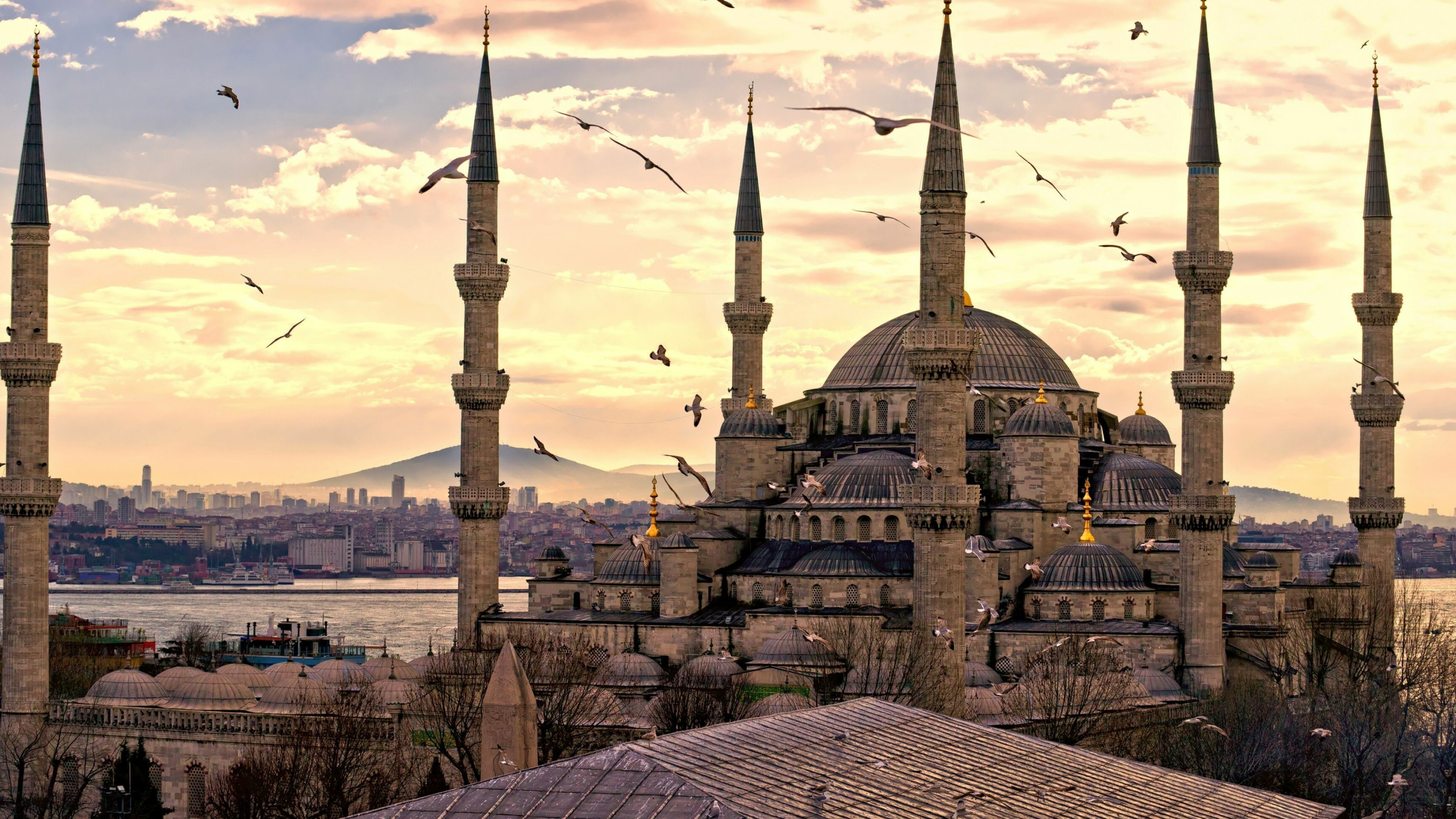 Blue Mosque, Turkey Wallpaper, 3840x2160 4K Desktop