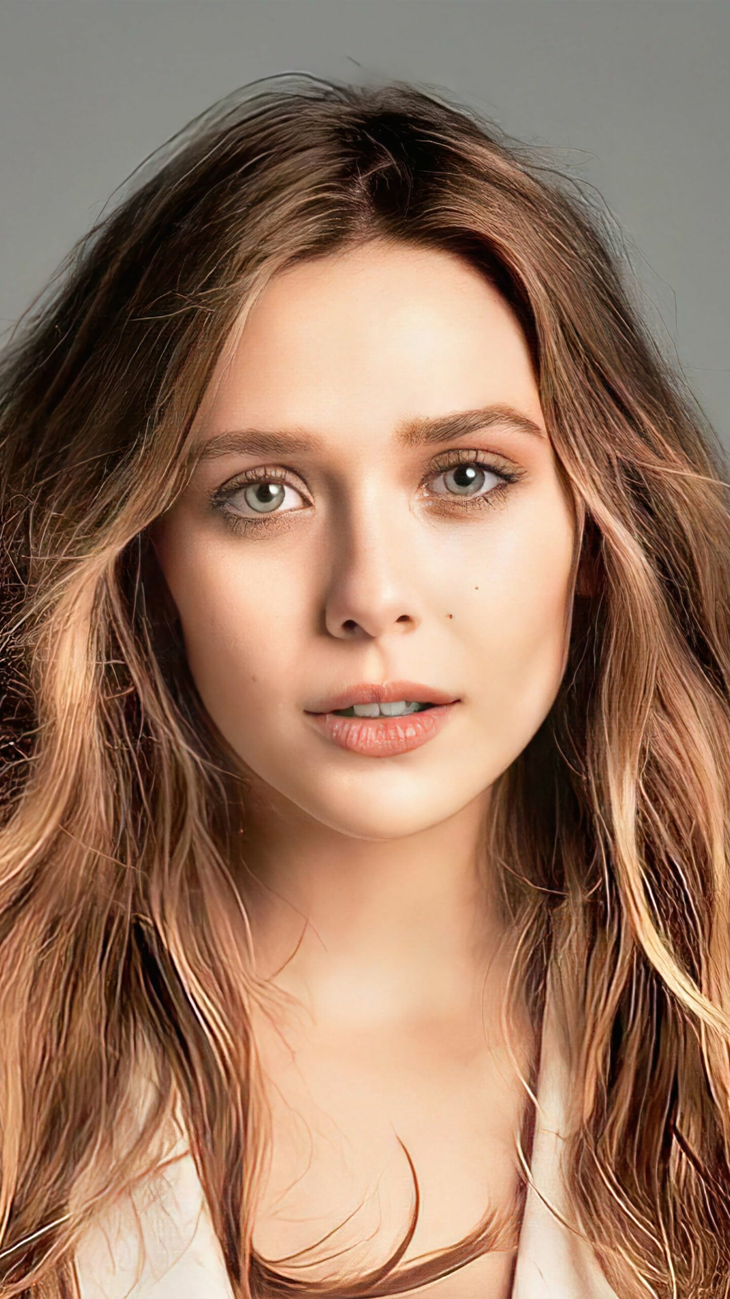 Elizabeth Olsen, Portrait, 4K Ultra HD, Mobile wallpaper, 1440x2560 HD Phone