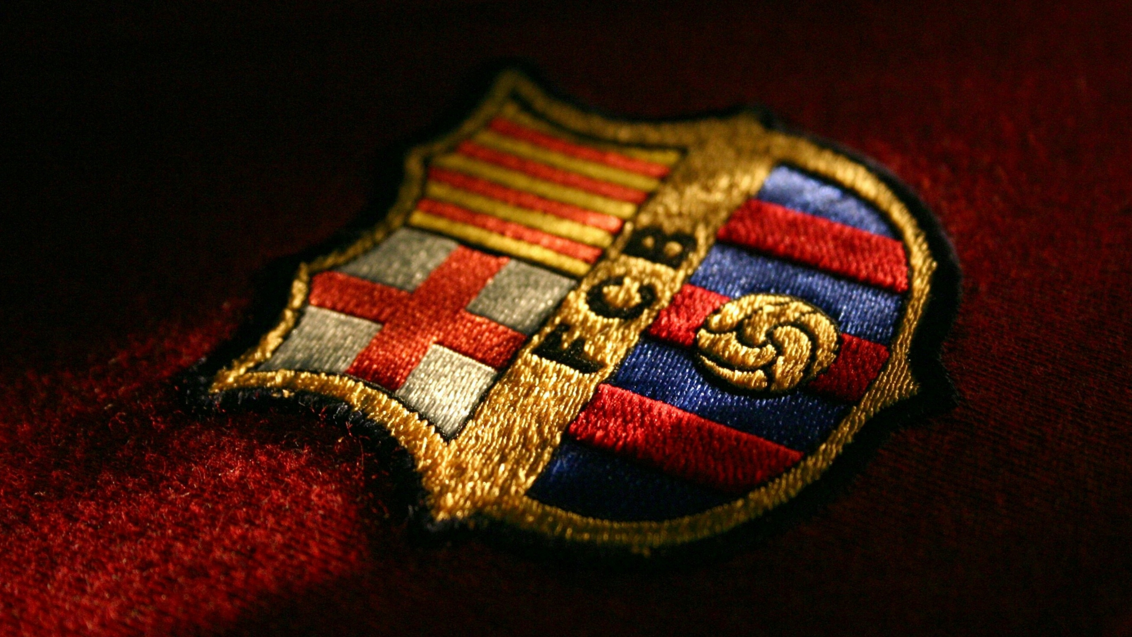 Patch, Logo Barcelona Wallpaper, 3840x2160 4K Desktop