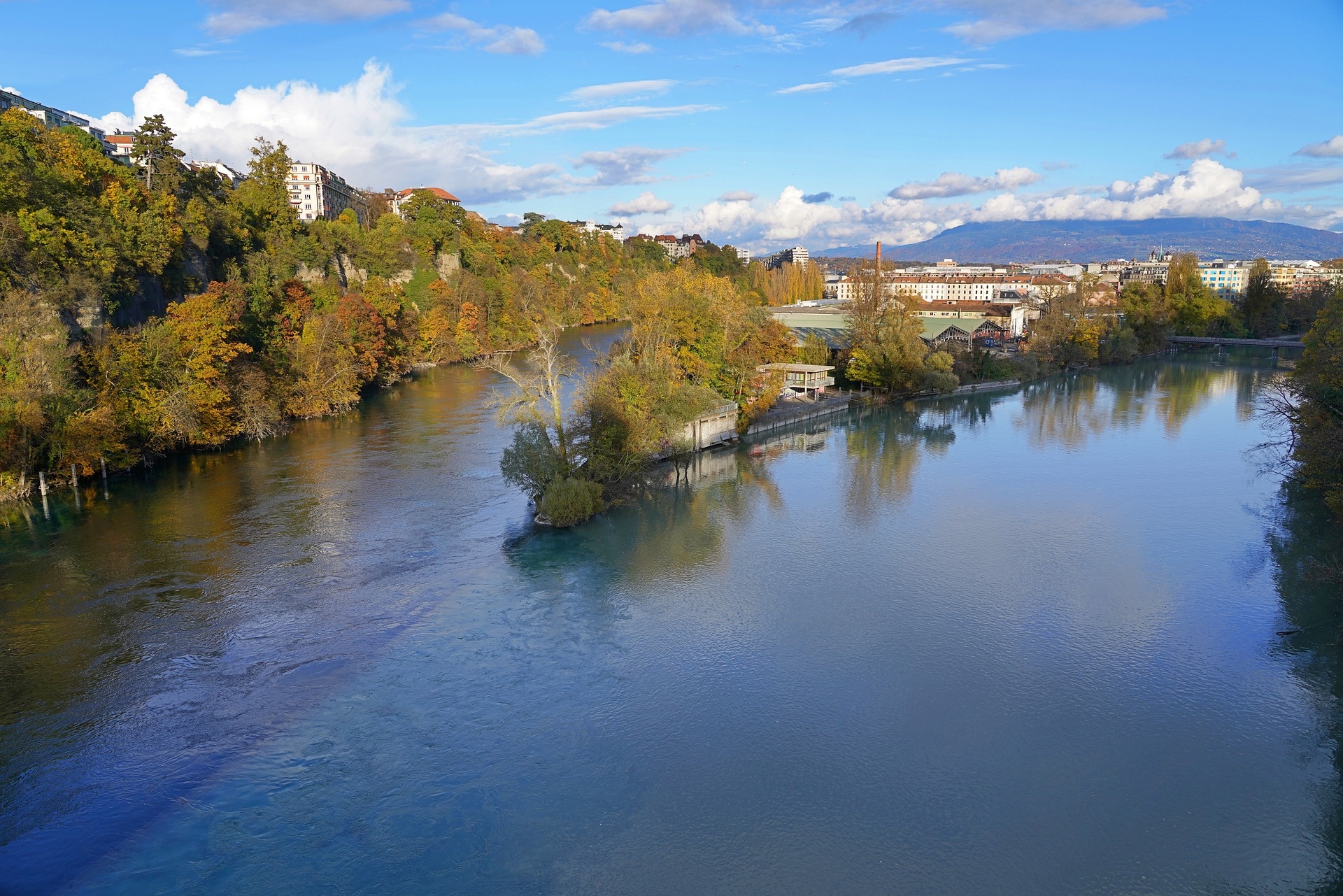 Rhone River, Beautiful Wallpaper, Nature, 1920x1290 HD Desktop