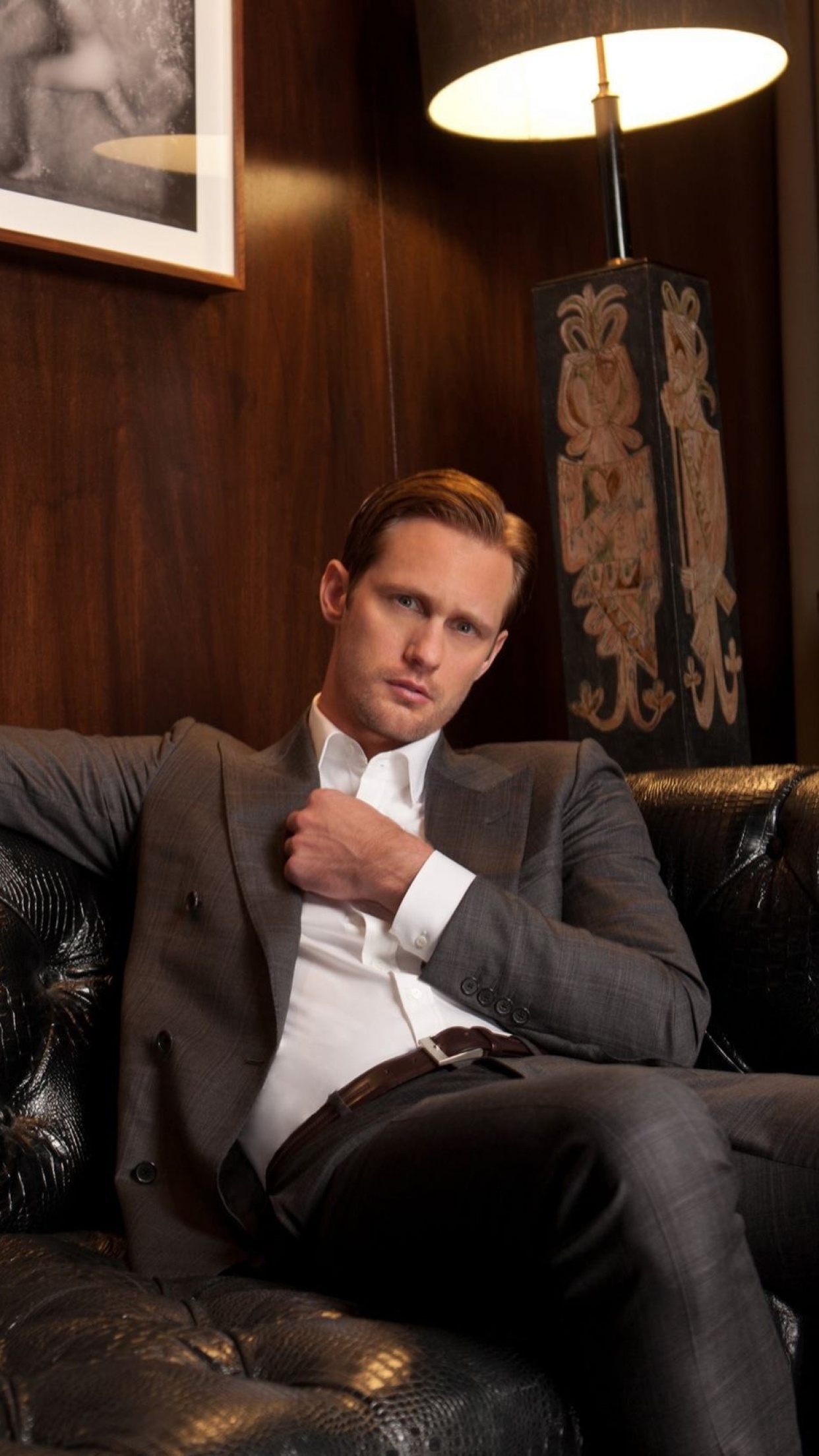 Alexander Skarsgard, Man actor, Celebrity men, Screen beauty, 1250x2210 HD Phone