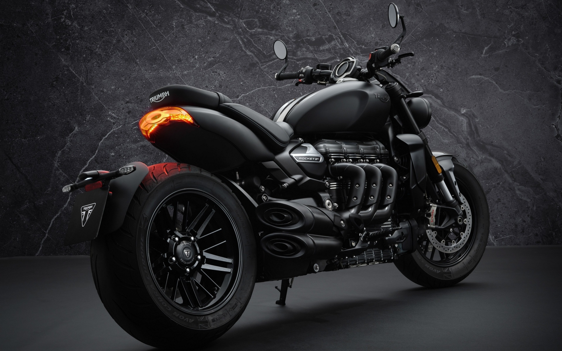 Triumph Rocket III, Black beauty, Downloadable wallpaper, High resolution, 1920x1200 HD Desktop