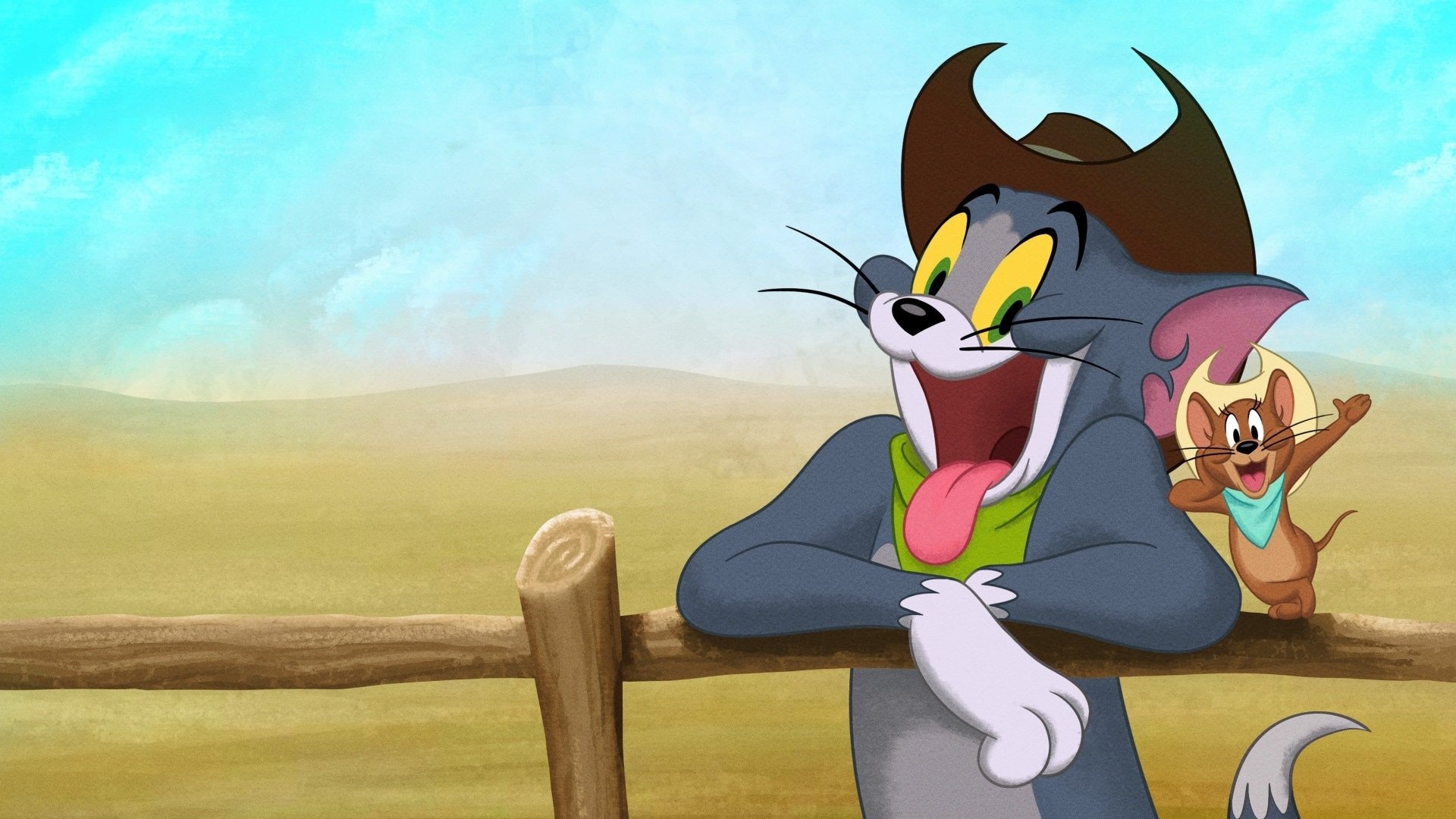 Tom and Jerry cowboy, Wild west adventure, Cowboy hats, Hilarious antics, 1920x1080 Full HD Desktop