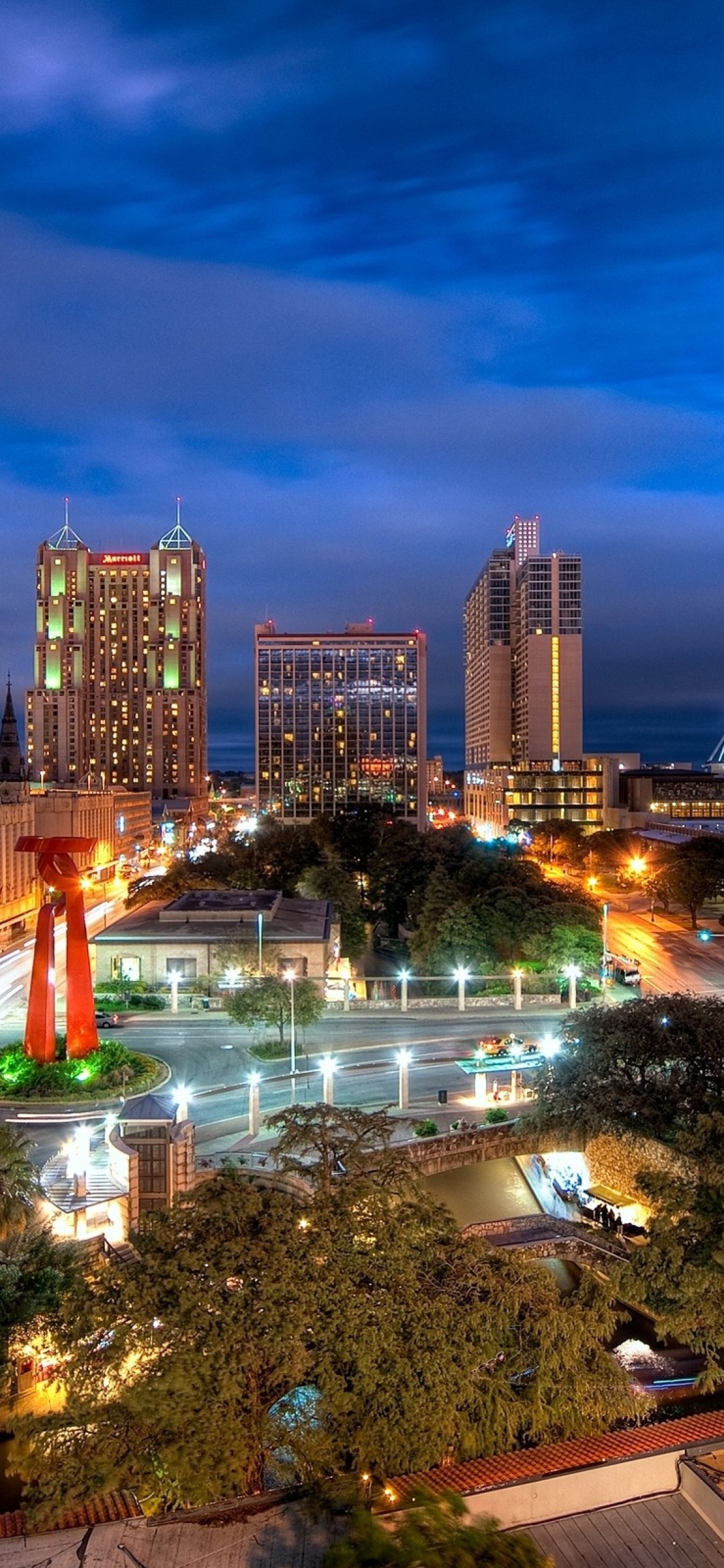 San Antonio Skyline, San Antonio skyline wallpapers, Top free, 1130x2440 HD Phone