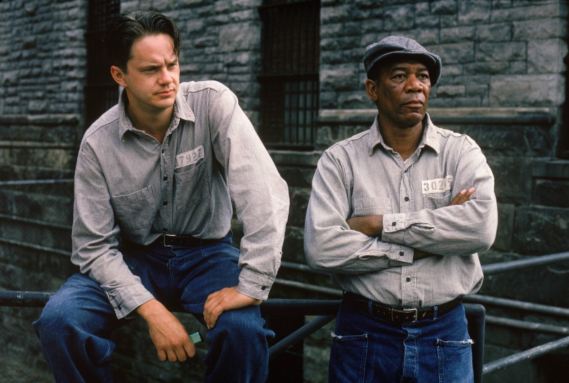 Tim Robbins and Morgan Freeman, The Shawshank Redemption Wallpaper, 1920x1300 HD Desktop