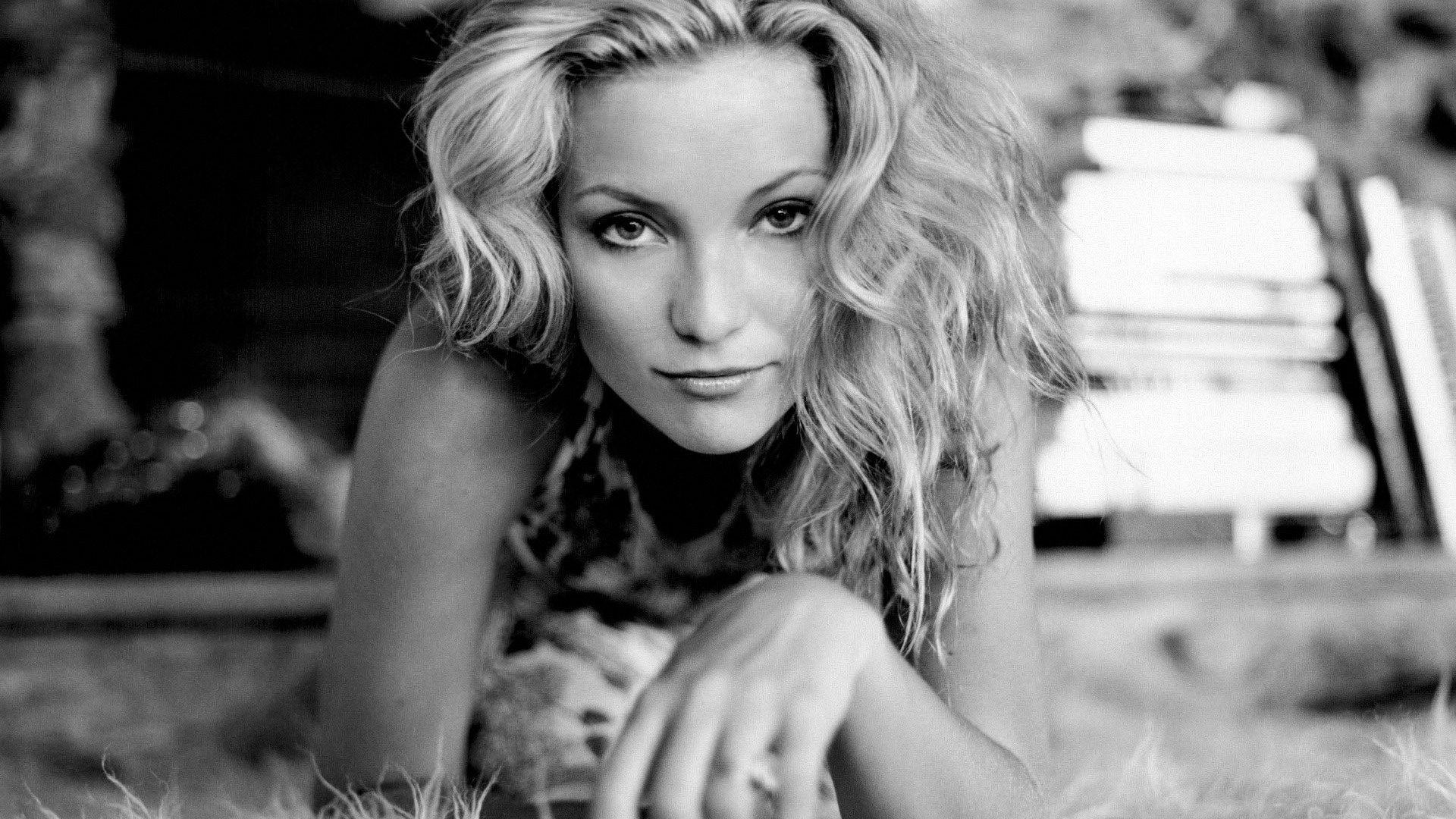 Kate Hudson, Movies, Monochrome, Wallpaper, 1920x1080 Full HD Desktop