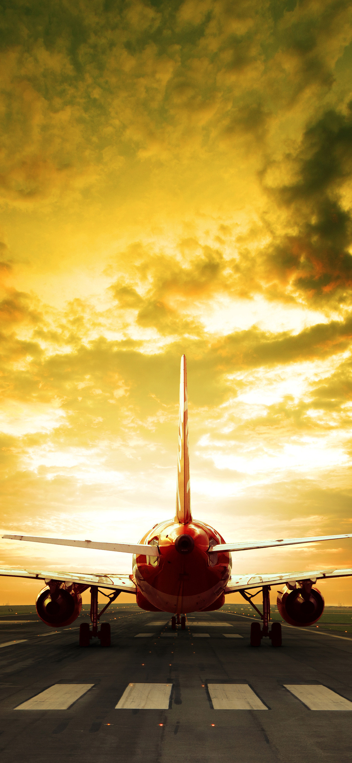 Passenger airplane 4K, iPhone wallpapers, High-resolution images, Travel photography, 1130x2440 HD Phone