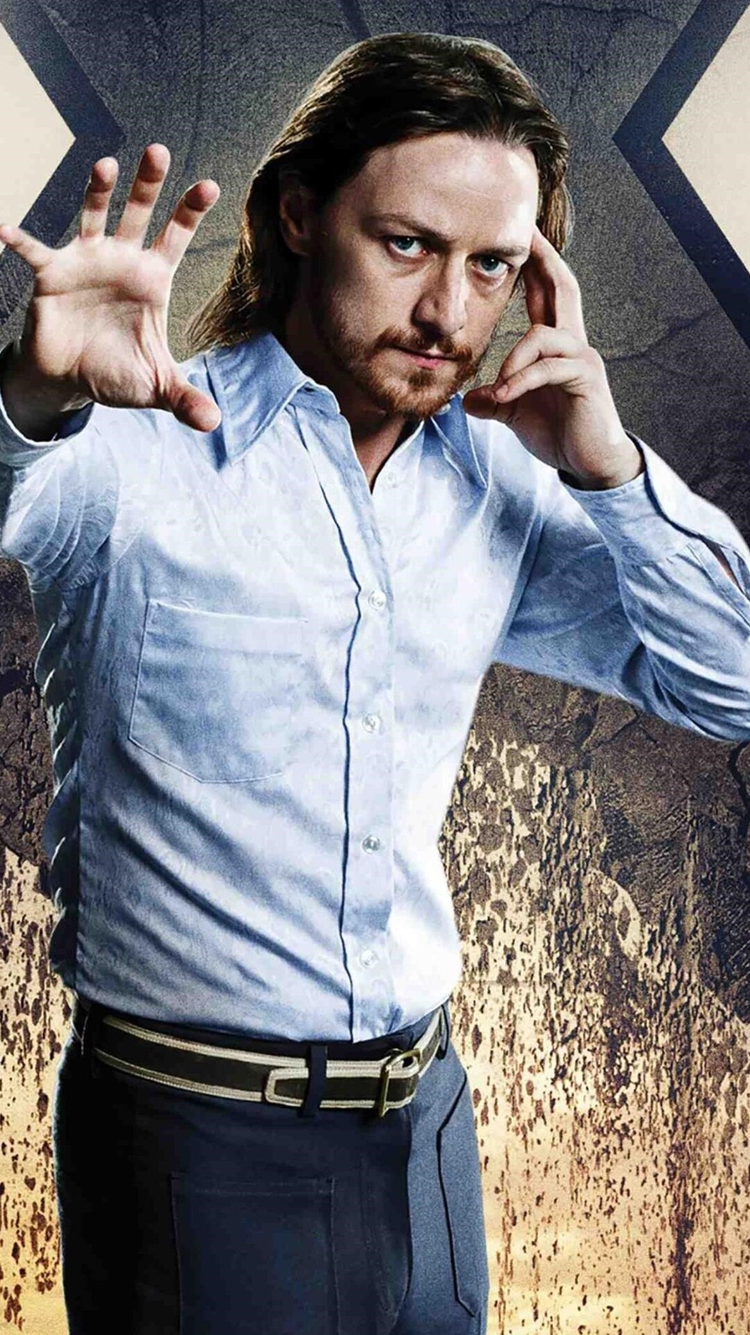 James McAvoy, Charles Xavier wallpaper for mobile devices, High-quality images, 1080x1920 Full HD Phone