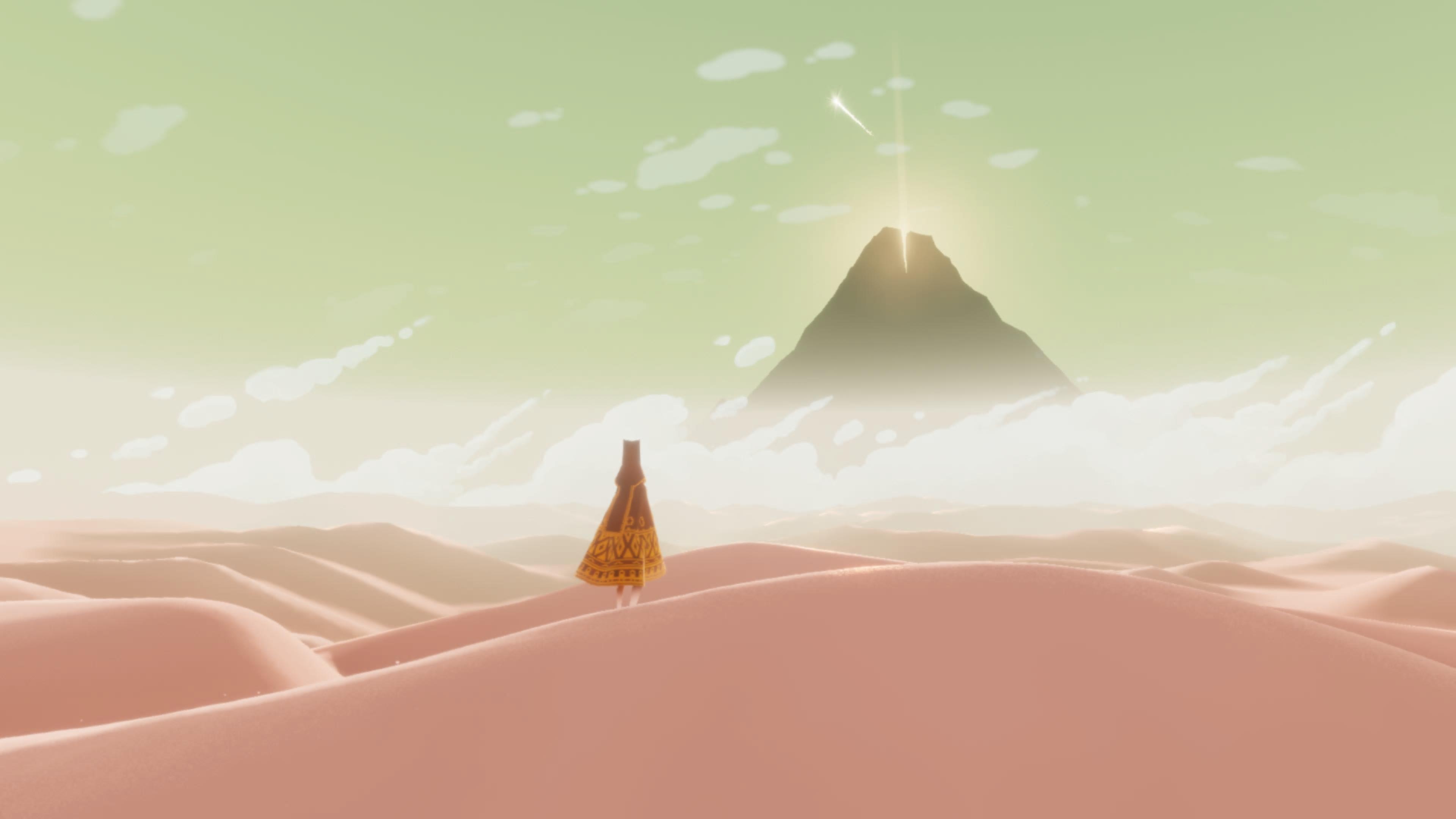 Pink Desert, Journey (Game) Wallpaper, 3840x2160 4K Desktop