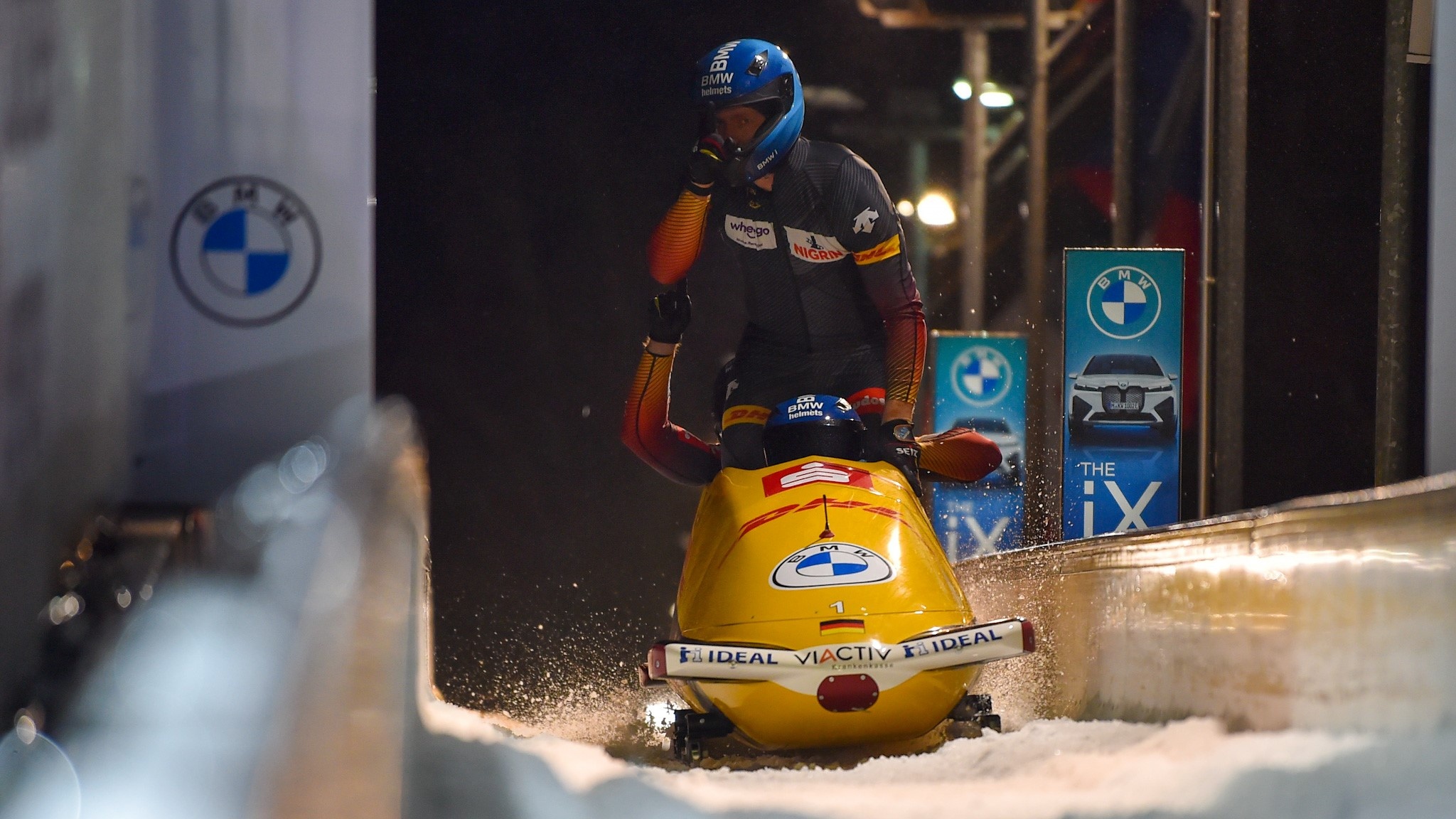 Thorsten Margis, BMW IBSF Weltcup, Ungeschlagenes Kalenderjahr, Altenberg Sachsenenergie, 2050x1160 HD Desktop