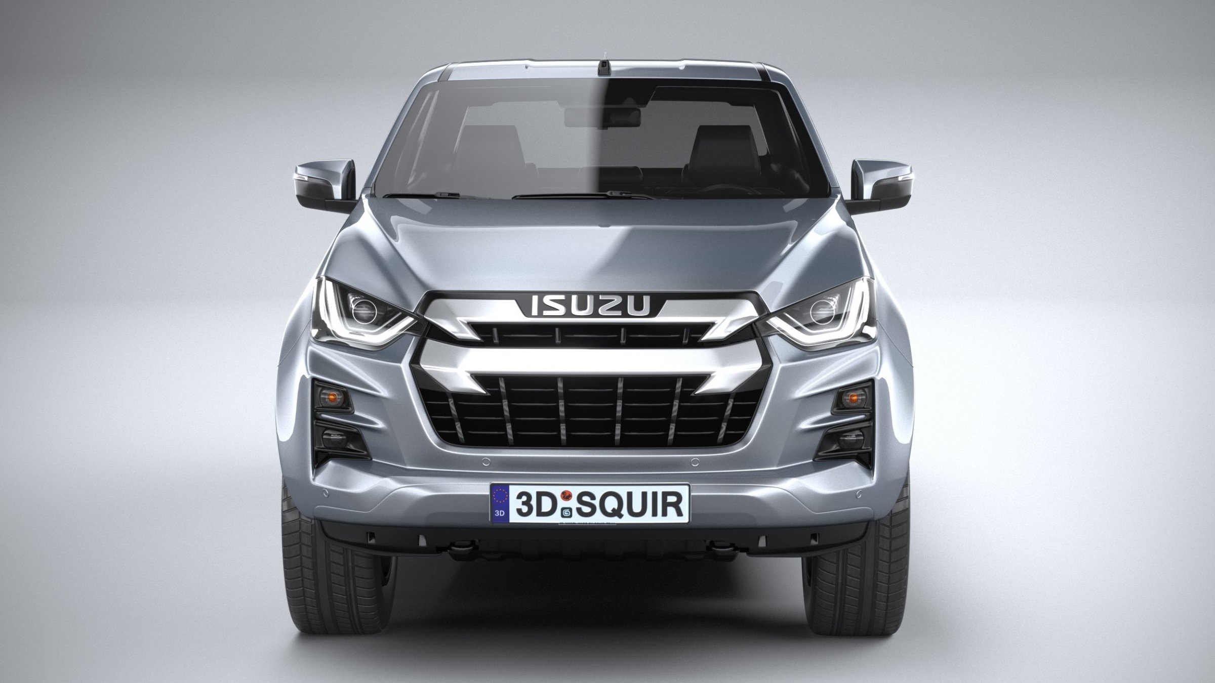 ISUZU D-MAX, 2020, 3D model, Squir, 2400x1350 HD Desktop