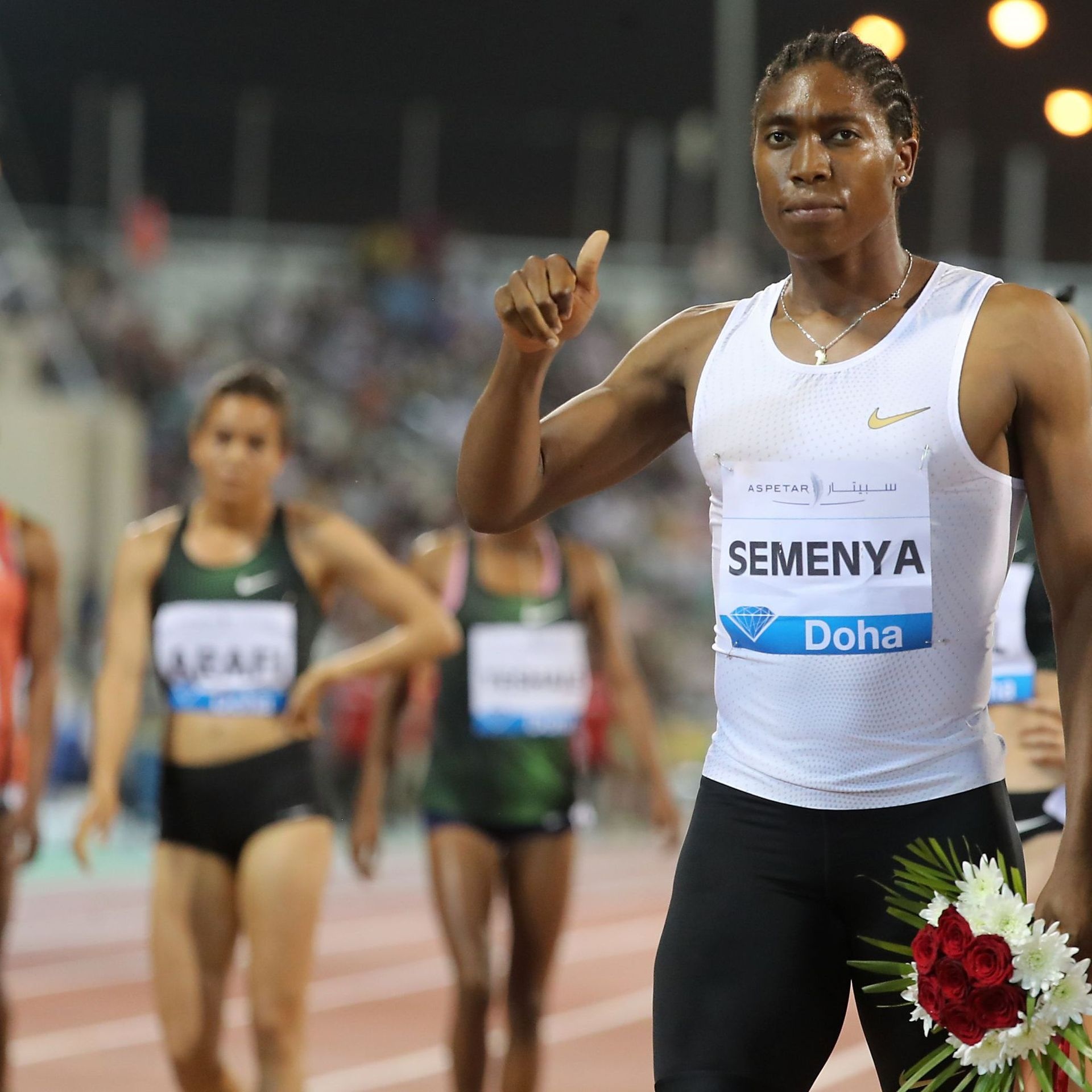 Doha 2018, Caster Semenya Wallpaper, 1920x1920 HD Phone