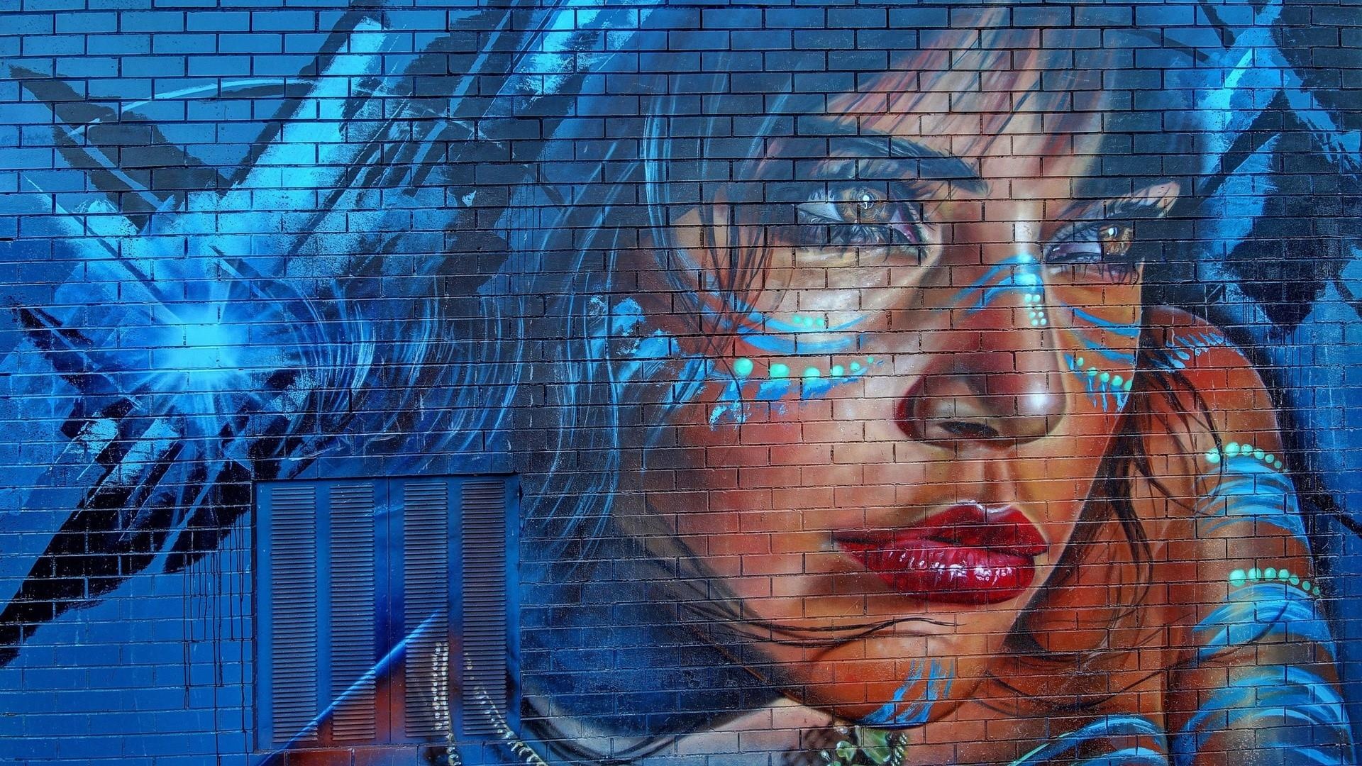 Street Art, Women graffiti artists, Artistic expression, Diverse talent, 1920x1080 Full HD Desktop