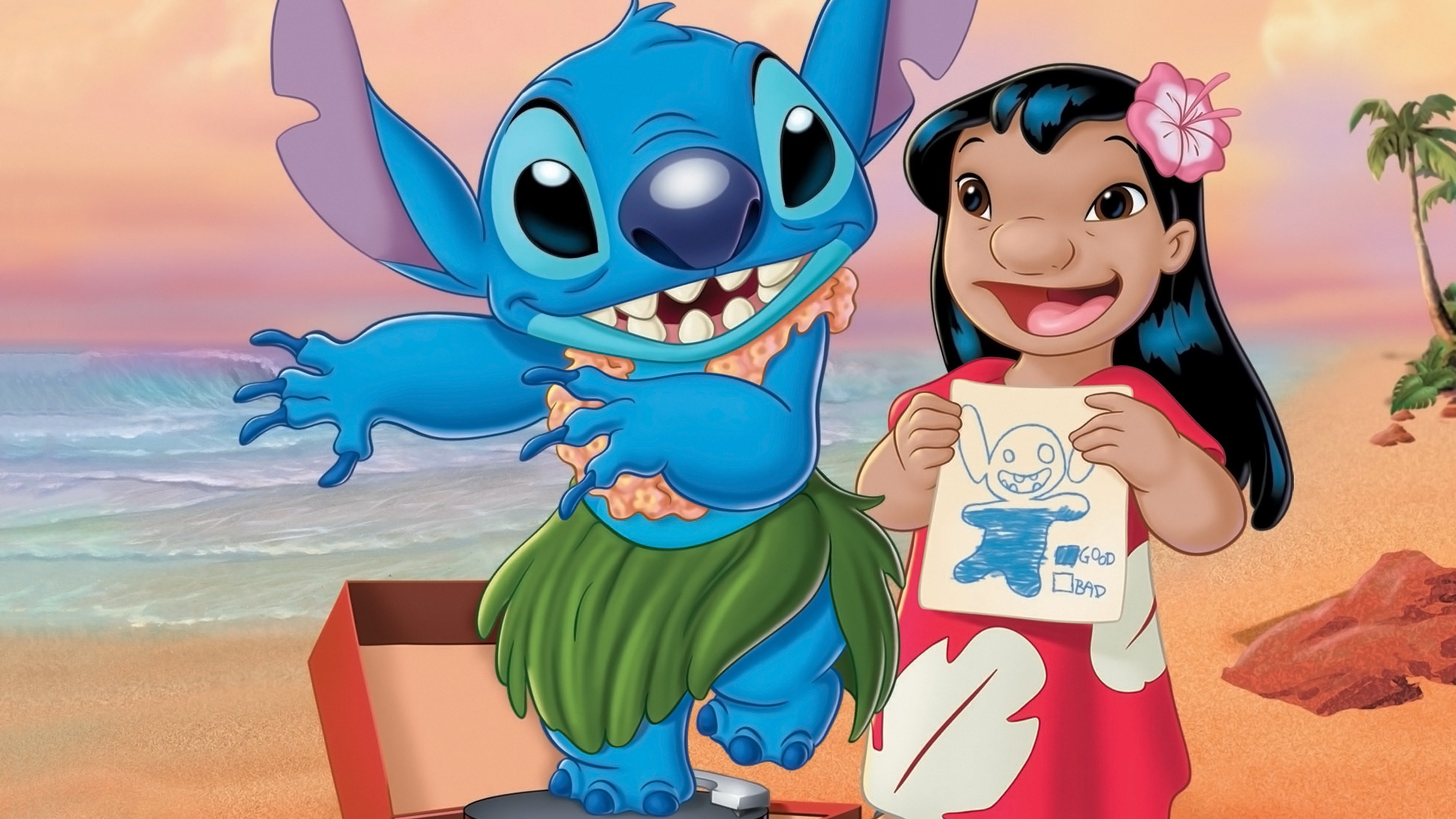 Lilo and Stitch 2, Stitch Wallpaper, 3840x2160 4K Desktop