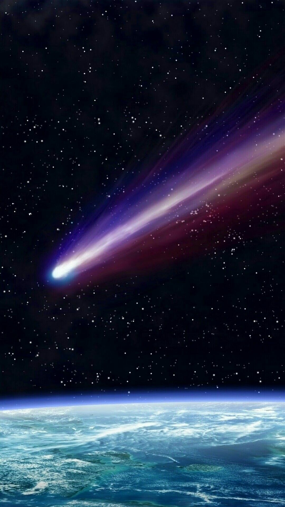 Comet, Celestial artistas trabalhos manuais, James, 1080x1920 Full HD Phone