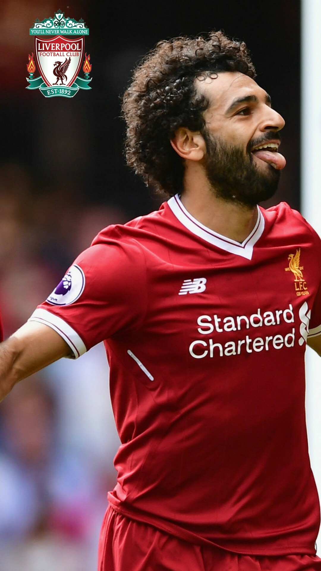 Mohamed Salah, Liverpool wallpaper, Android-friendly, Stylish background, 1080x1920 Full HD Phone