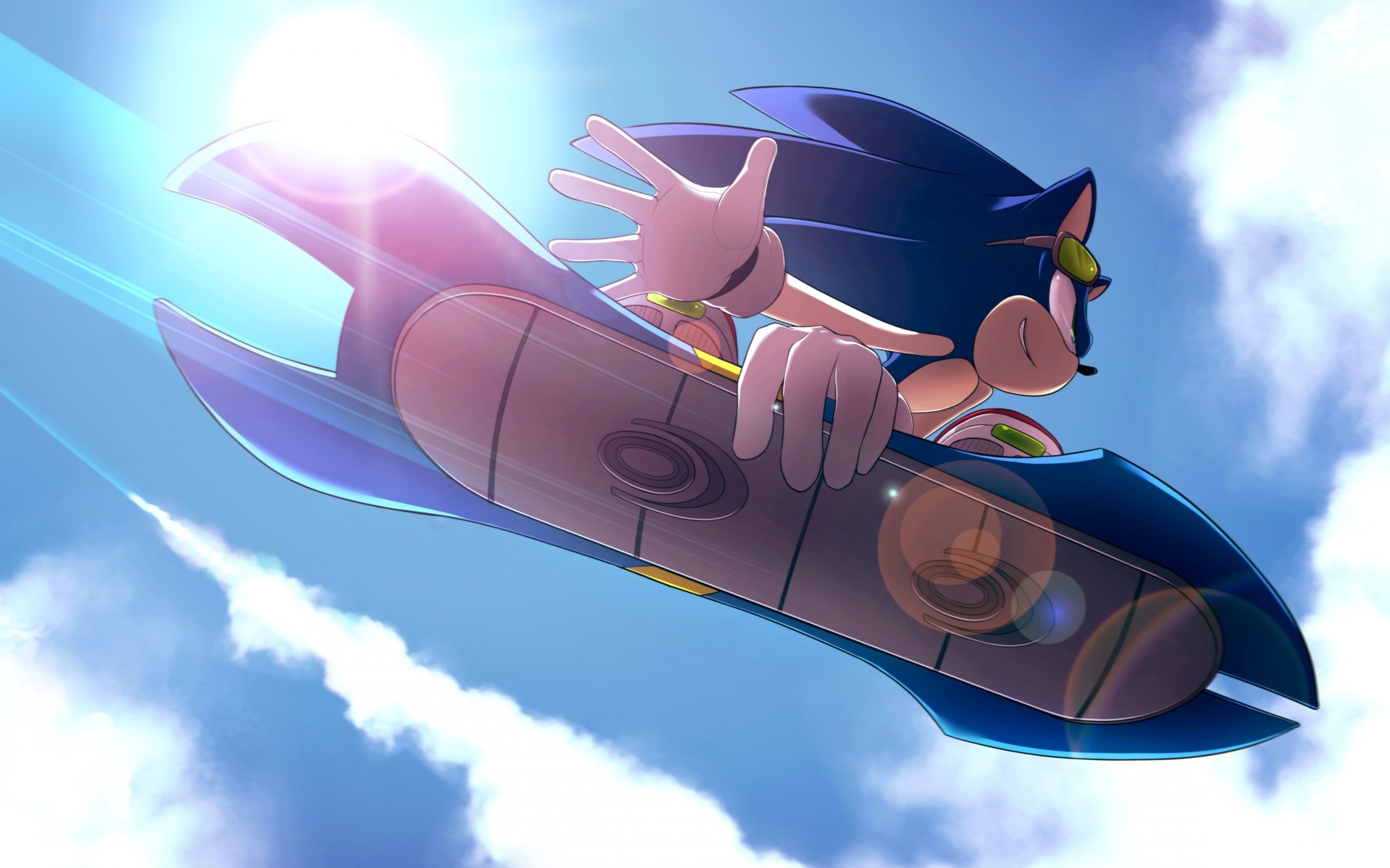 Sonic the Hedgehog, Hoverboard Wallpaper, 2560x1600 HD Desktop